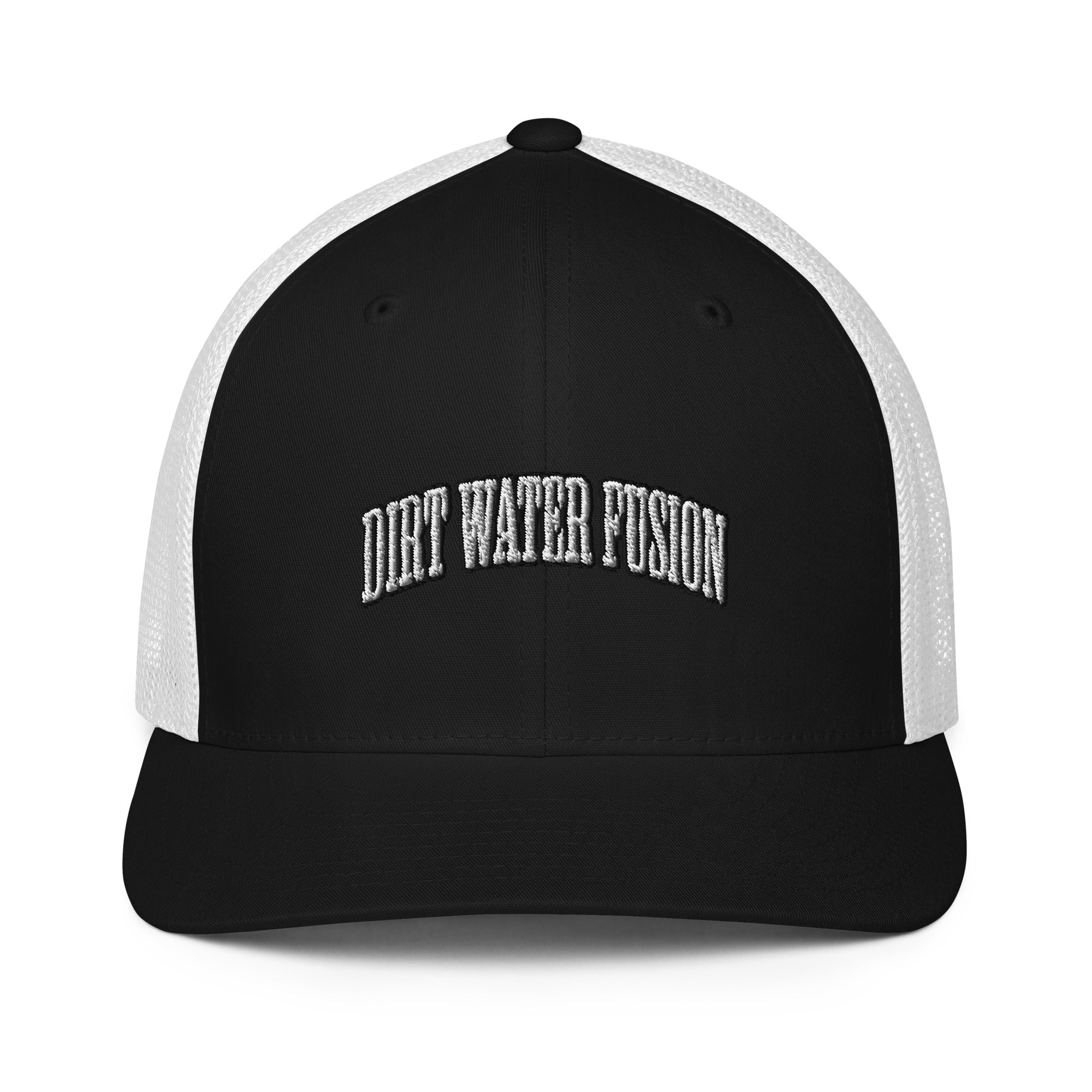 Flex Fit Trucker Hat - Outdoor Adventure Fitted Cap | Dirt Water Fusion image
