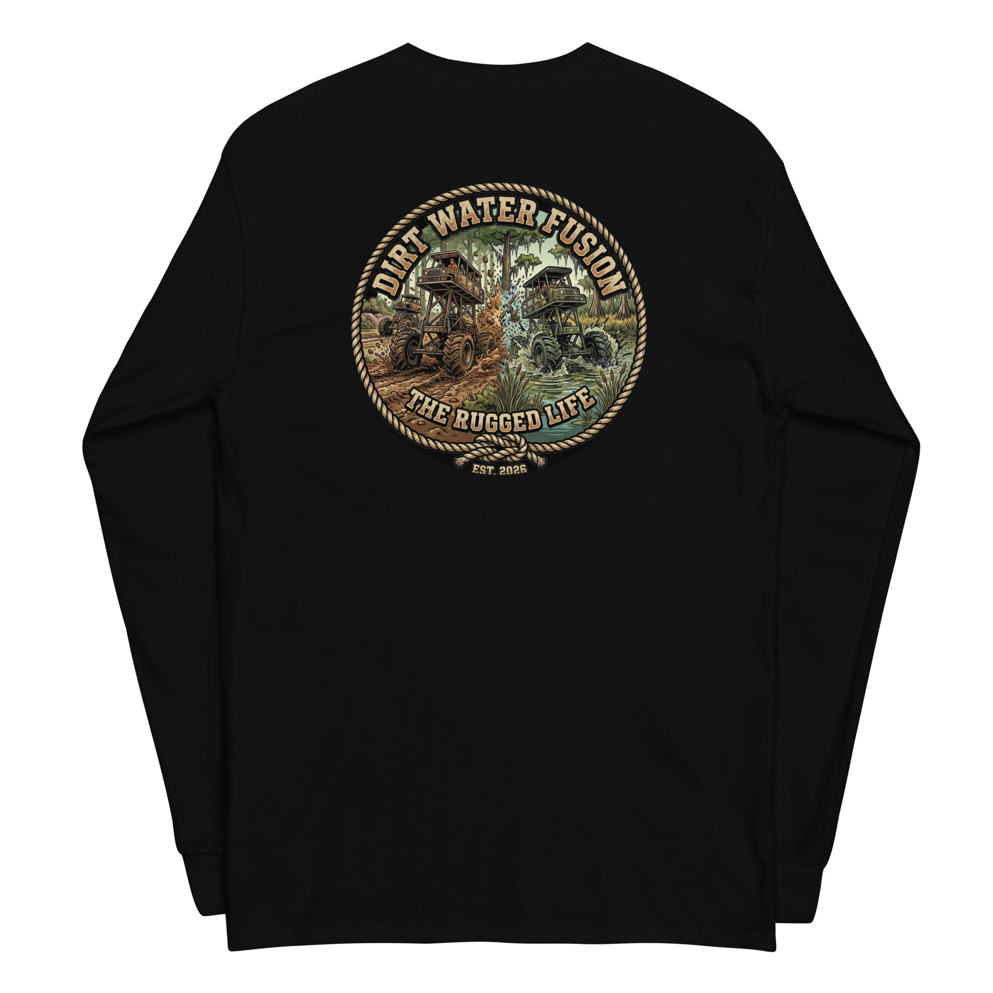 Marsh Buggy Long Sleeve Shirt - Swamp Adventure Apparel | Dirt Water Fusion image
