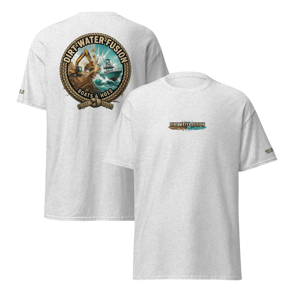 Boats & Hoes Short Sleeve Tee - Water Sports Lifestyle Shirt | Dirt Water Fusion image