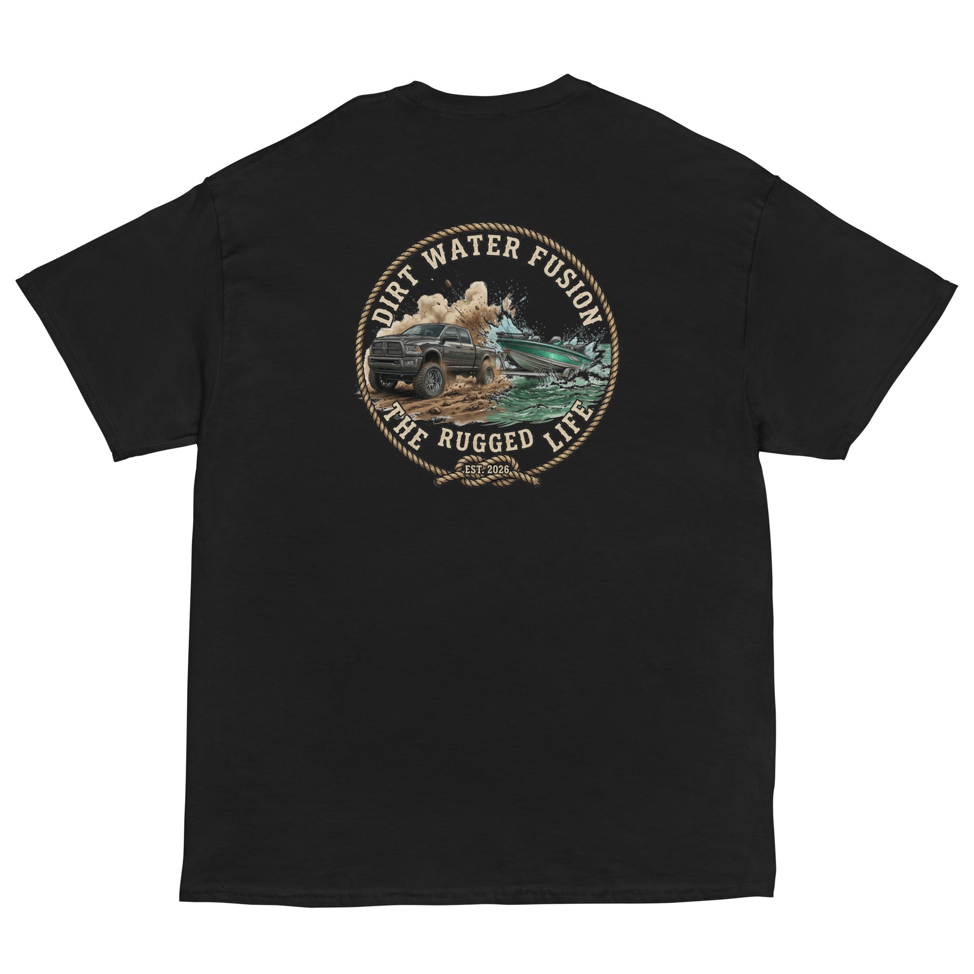 Dodge Truck Pull Classic Tee - Truck & Boat Enthusiasts Shirt | Dirt Water Fusion image
