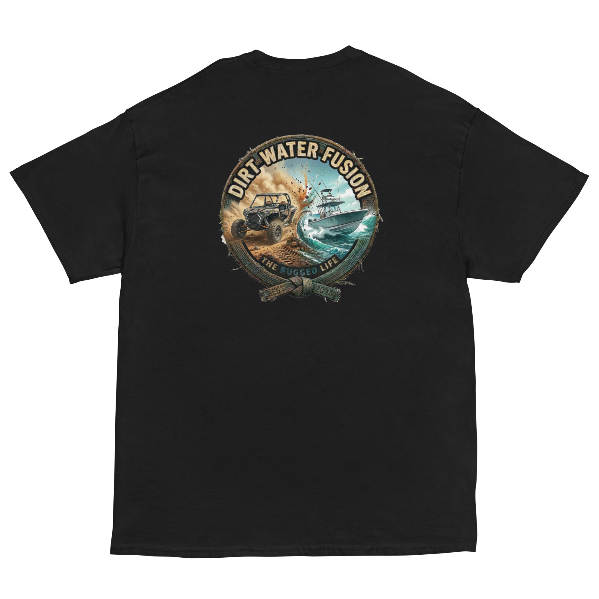 Side By Side & Boat Classic Tee - Off-Road Water Sports Shirt | Dirt Water Fusion image
