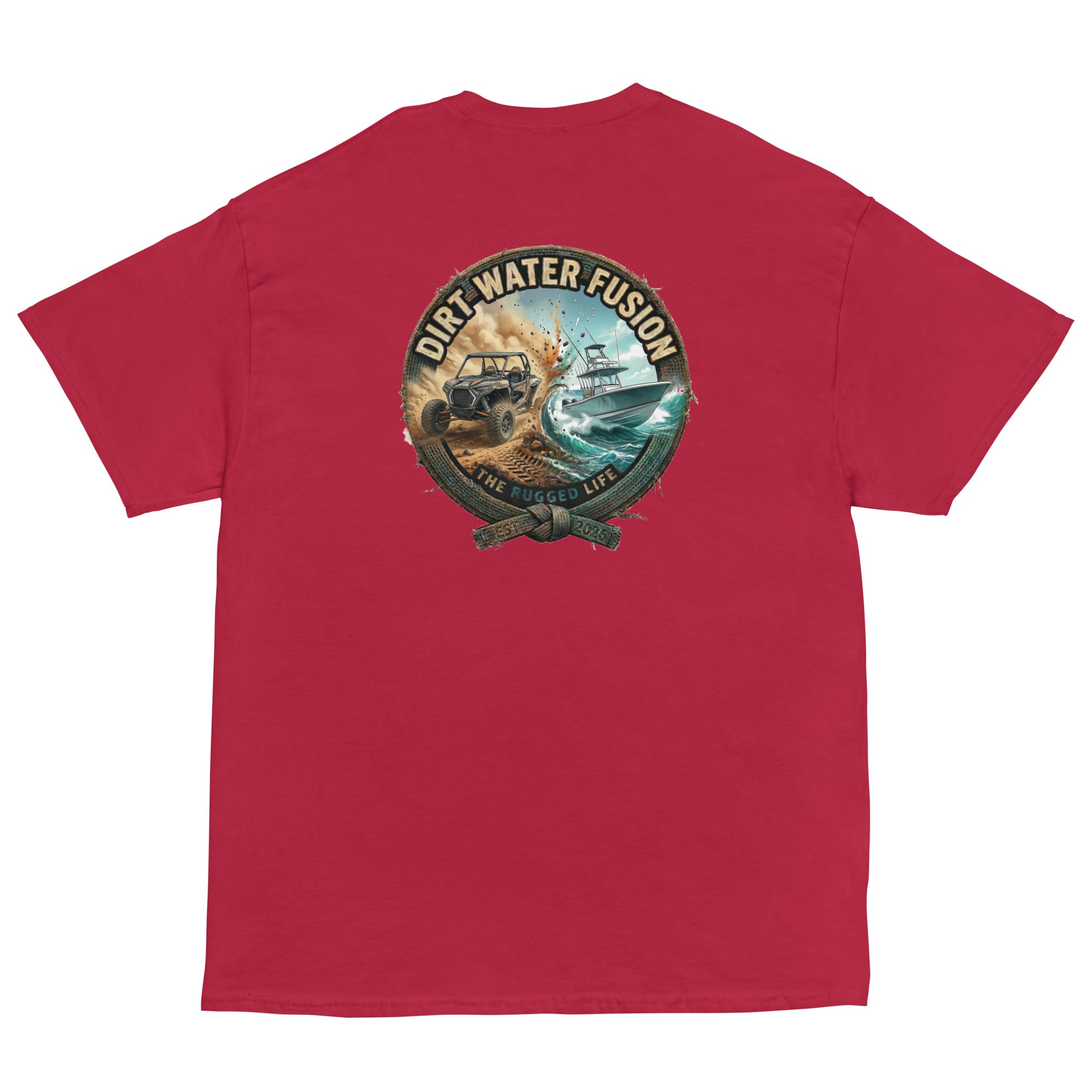 Side By Side & Boat Classic Tee - Off-Road Water Sports Shirt | Dirt Water Fusion image
