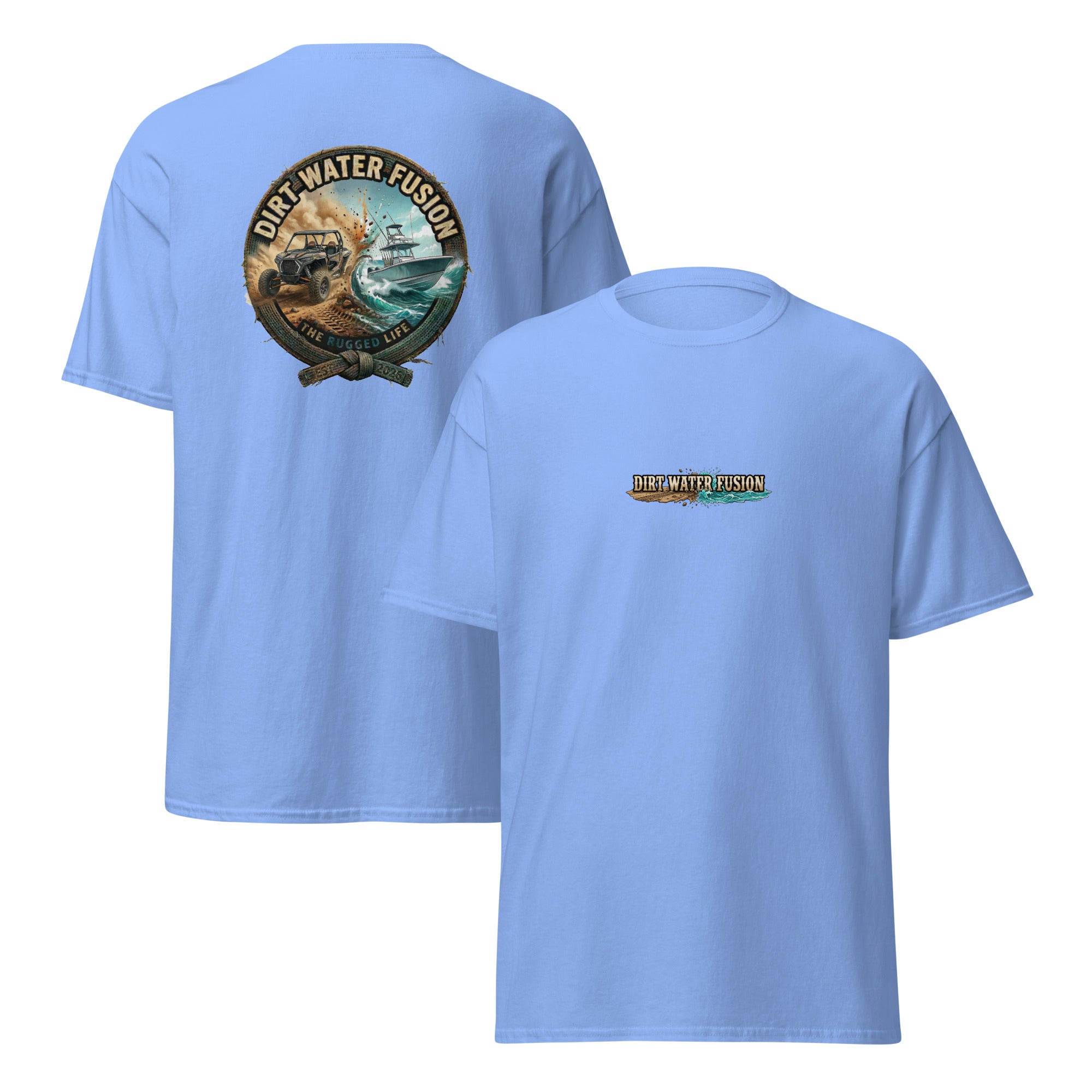 Side By Side & Boat Classic Tee - Off-Road Water Sports Shirt | Dirt Water Fusion image
