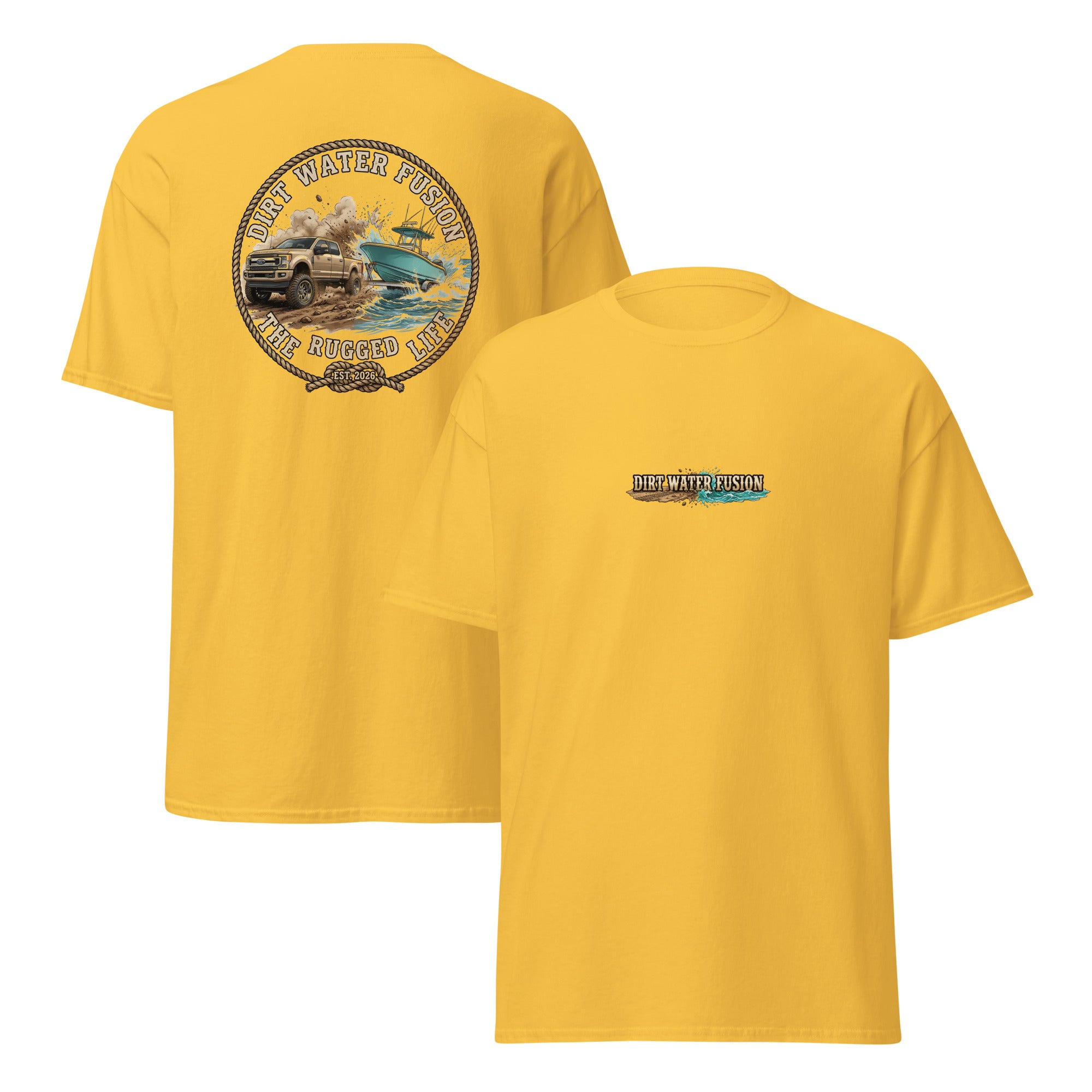 Classic tee - Dirt Water Fusion Ford Truck Pull image