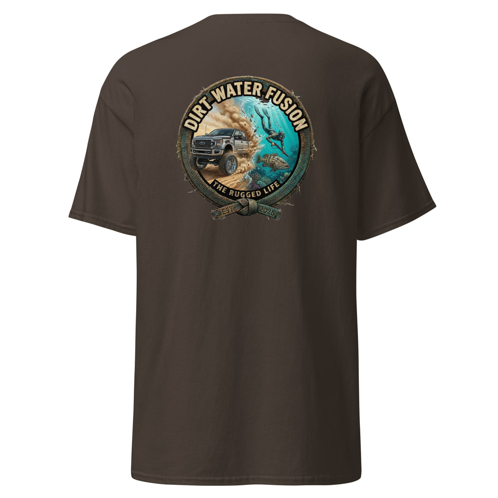 Truck & Spear Fishing Classic Tee - Adventure Lifestyle Shirt | Dirt Water Fusion image
