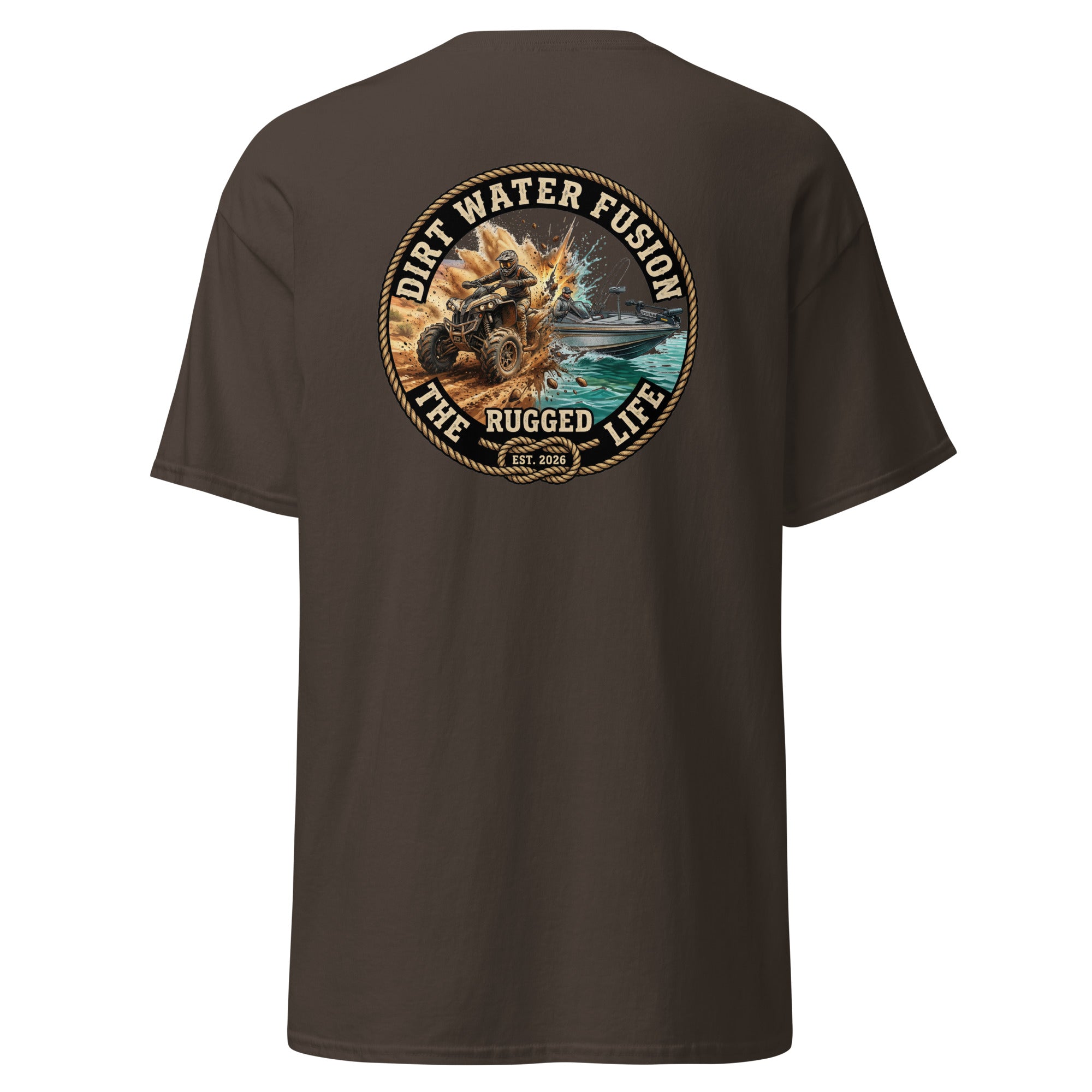 ATV & Bass Boat Classic Tee - Outdoor Adventure Shirt | Dirt Water Fusion image
