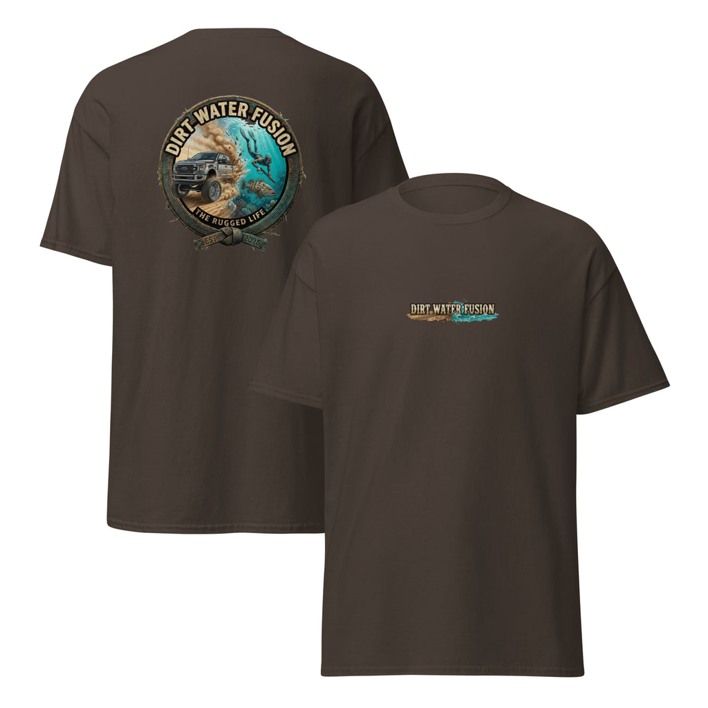 Truck & Spear Fishing Classic Tee - Adventure Lifestyle Shirt | Dirt Water Fusion image

