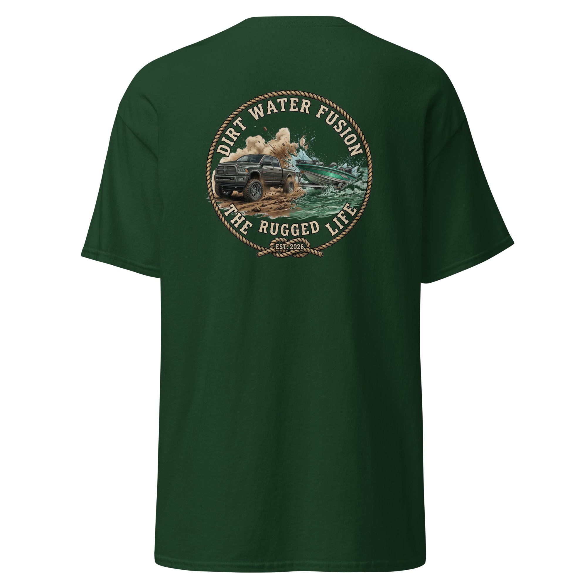 Dodge Truck Pull Classic Tee - Truck & Boat Enthusiasts Shirt | Dirt Water Fusion image
