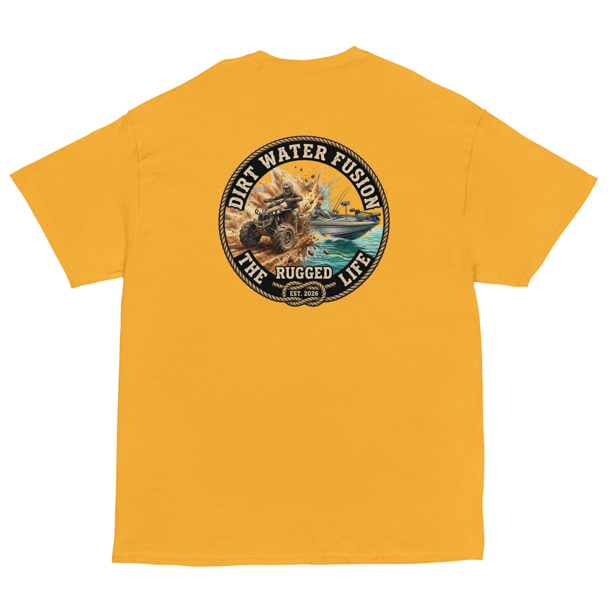 ATV & Bass Boat Classic Tee - Outdoor Adventure Shirt | Dirt Water Fusion image

