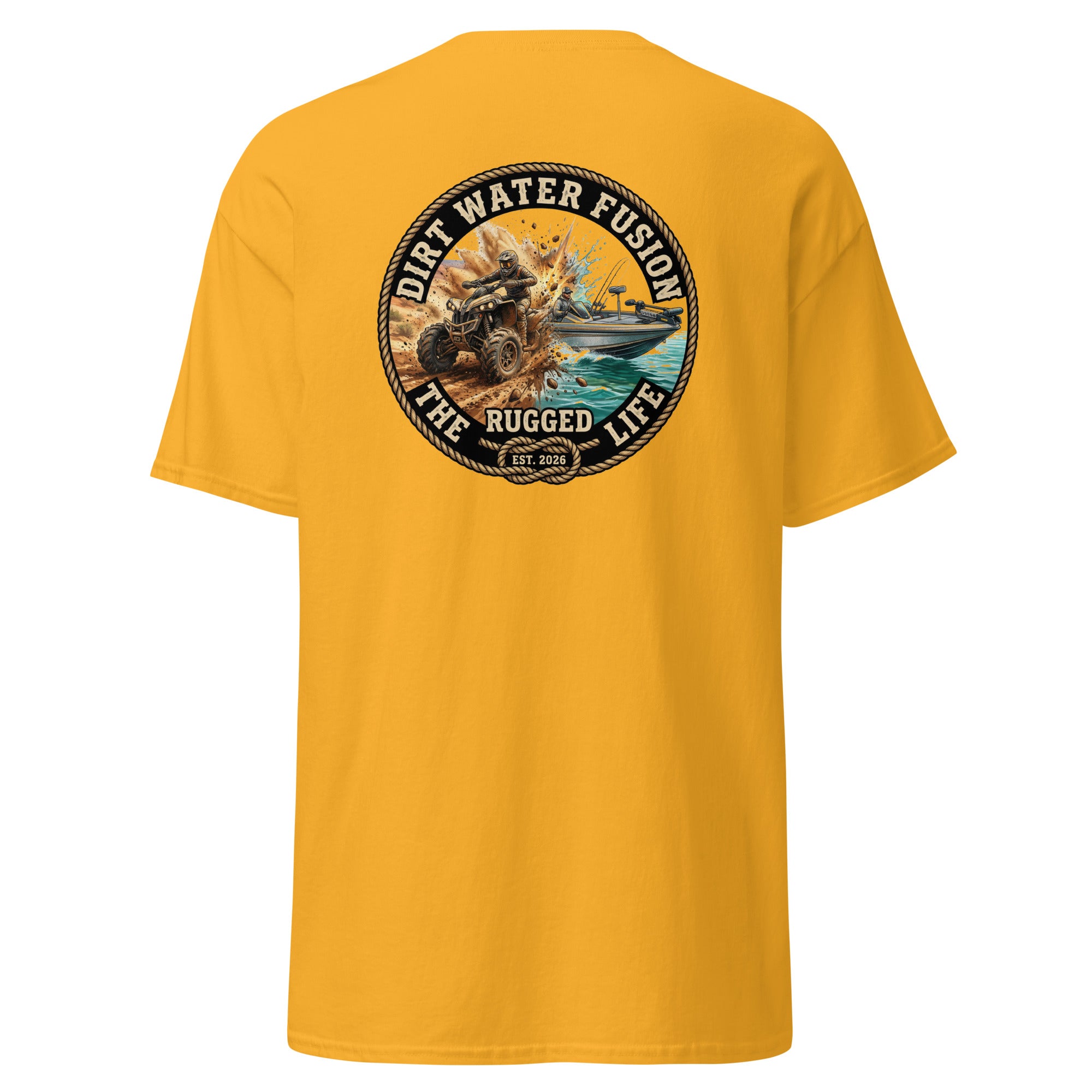 ATV & Bass Boat Classic Tee - Outdoor Adventure Shirt | Dirt Water Fusion image
