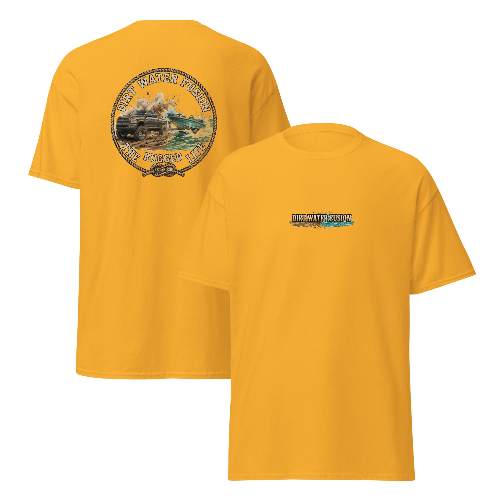 Dodge Truck Pull Classic Tee - Truck & Boat Enthusiasts Shirt | Dirt Water Fusion image
