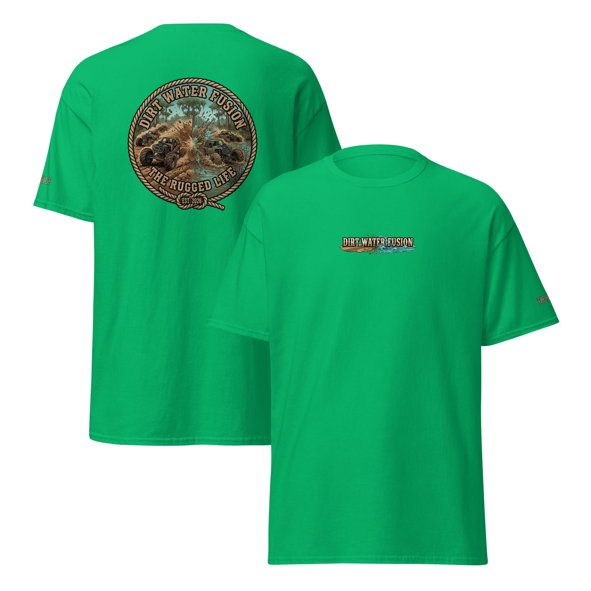 Swamp Buggy Short Sleeve Tee - Off-Road Adventure Shirt | Dirt Water Fusion image
