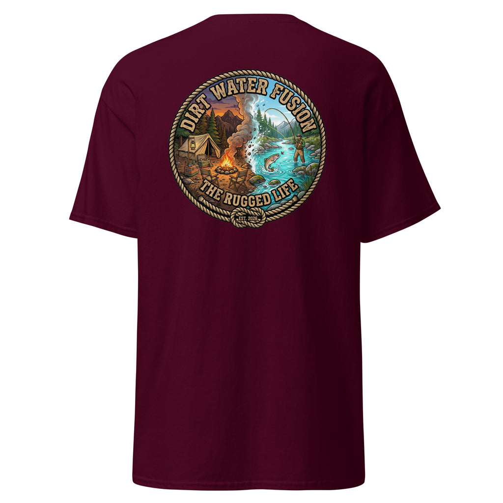Camping & Fly Fishing Classic Tee - Outdoor Adventure Shirt | Dirt Water Fusion image

