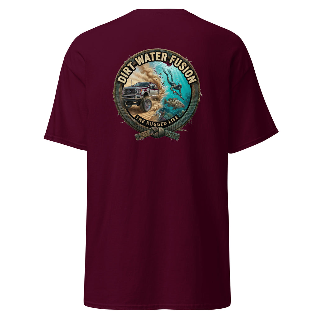 Truck & Spear Fishing Classic Tee - Adventure Lifestyle Shirt | Dirt Water Fusion image
