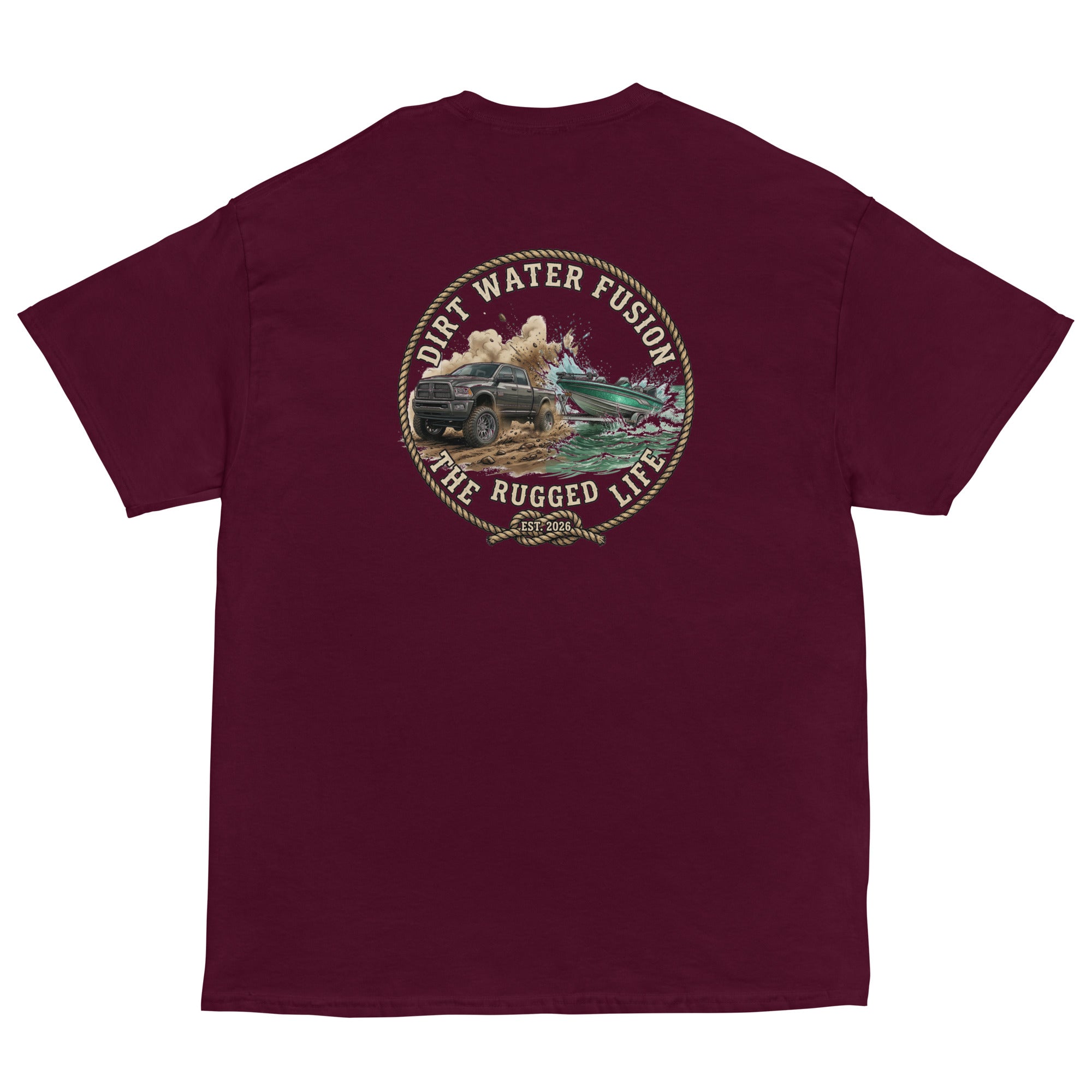 Dodge Truck Pull Classic Tee - Truck & Boat Enthusiasts Shirt | Dirt Water Fusion image
