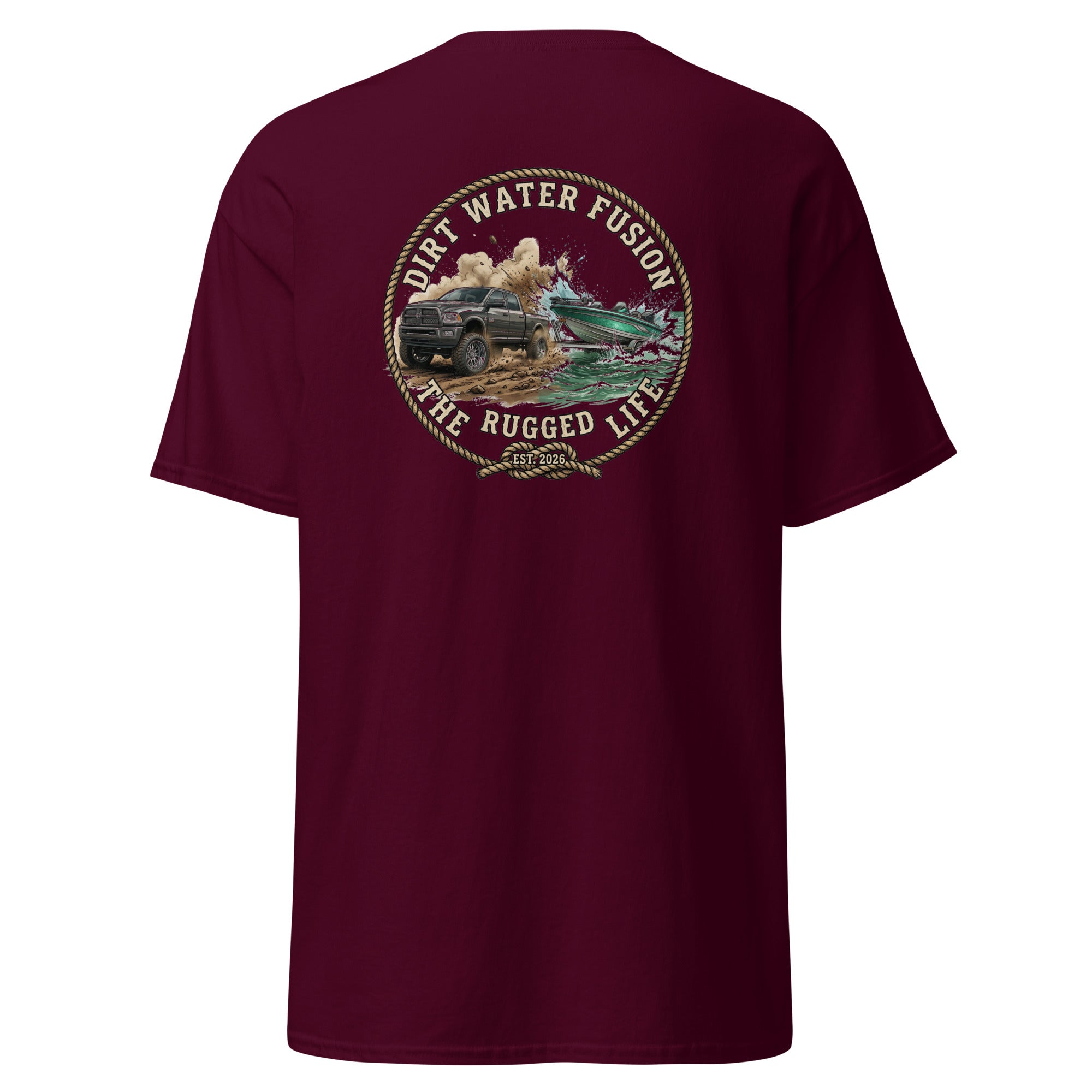 Dodge Truck Pull Classic Tee - Truck & Boat Enthusiasts Shirt | Dirt Water Fusion image
