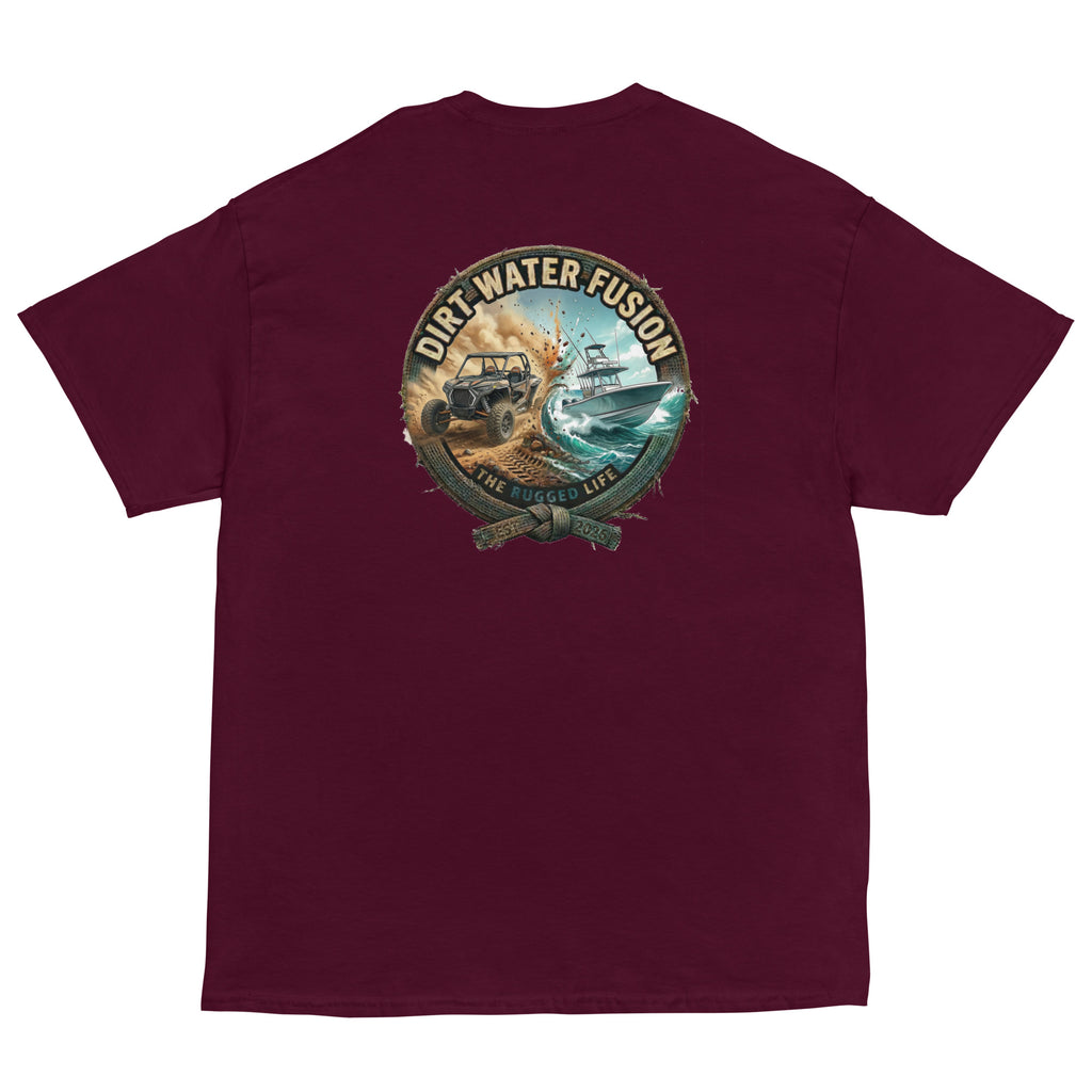 Side By Side & Boat Classic Tee - Off-Road Water Sports Shirt | Dirt Water Fusion image
