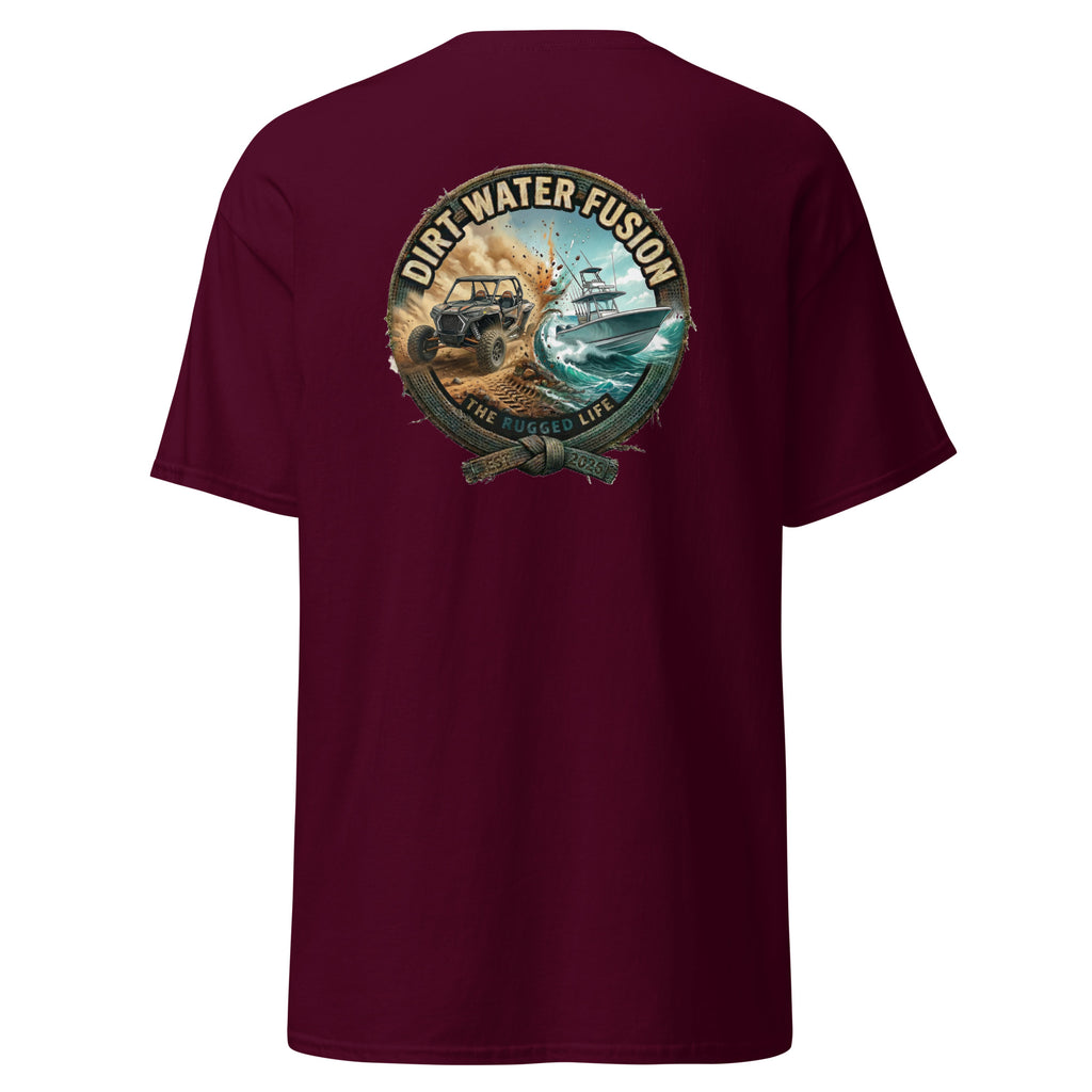 Side By Side & Boat Classic Tee - Off-Road Water Sports Shirt | Dirt Water Fusion image
