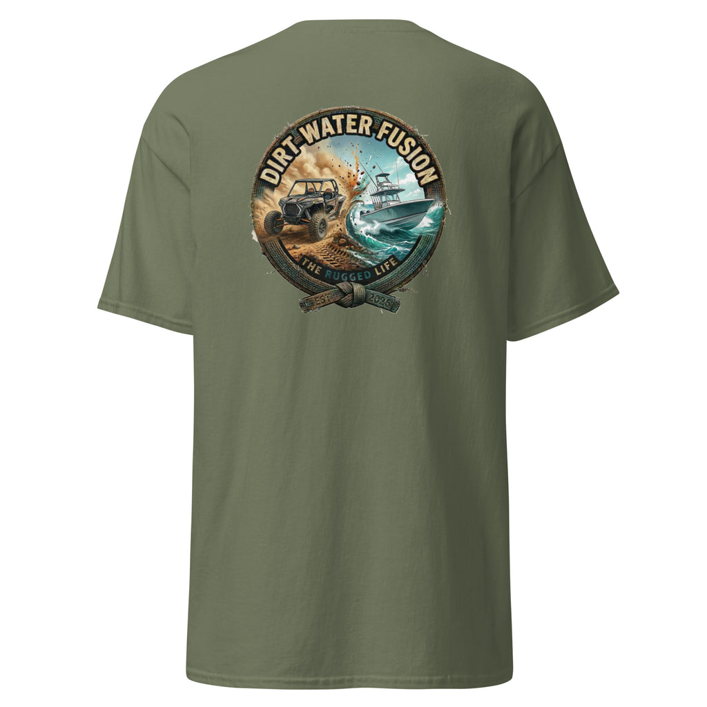 Side By Side & Boat Classic Tee - Off-Road Water Sports Shirt | Dirt Water Fusion image
