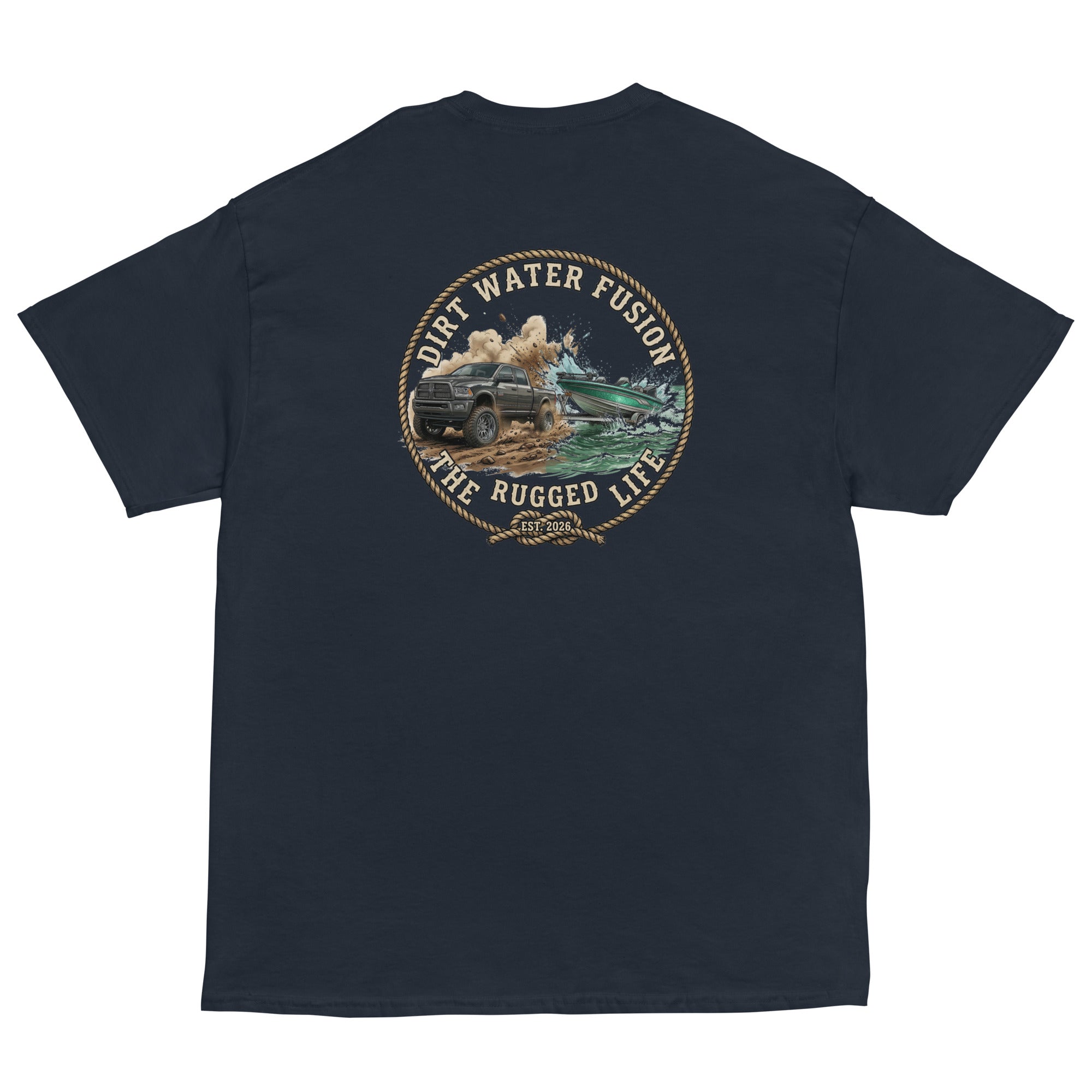 Dodge Truck Pull Classic Tee - Truck & Boat Enthusiasts Shirt | Dirt Water Fusion image
