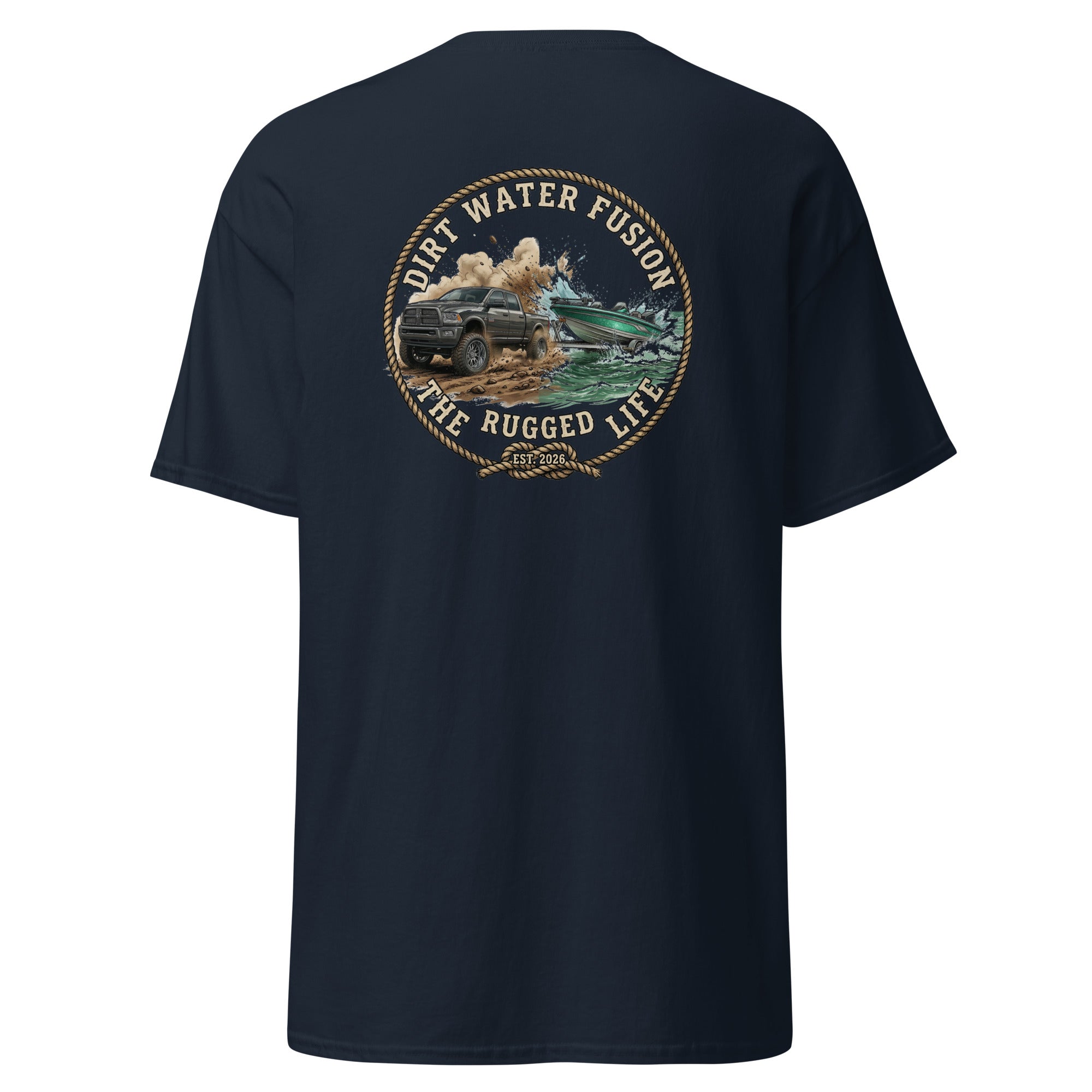 Dodge Truck Pull Classic Tee - Truck & Boat Enthusiasts Shirt | Dirt Water Fusion image
