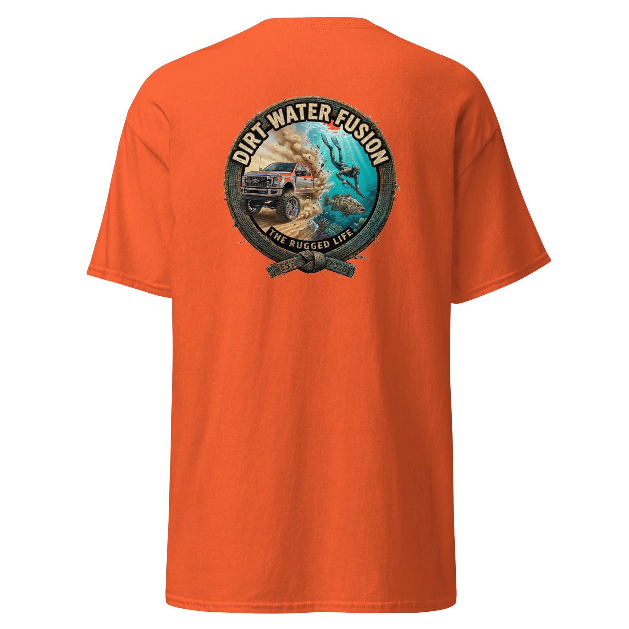 Truck & Spear Fishing Classic Tee - Adventure Lifestyle Shirt | Dirt Water Fusion image
