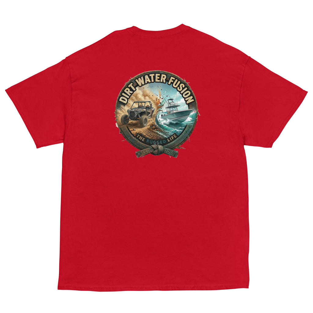 Side By Side & Boat Classic Tee - Off-Road Water Sports Shirt | Dirt Water Fusion image
