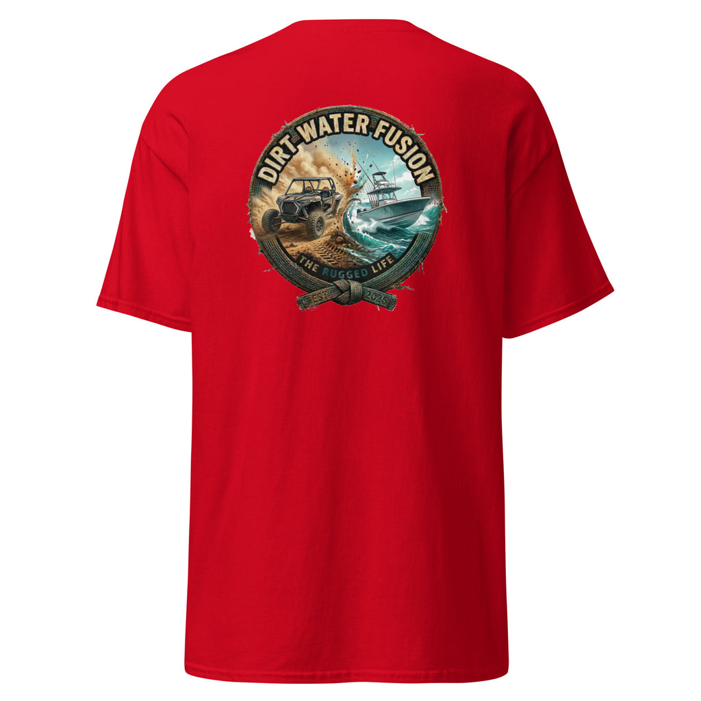 Side By Side & Boat Classic Tee - Off-Road Water Sports Shirt | Dirt Water Fusion image

