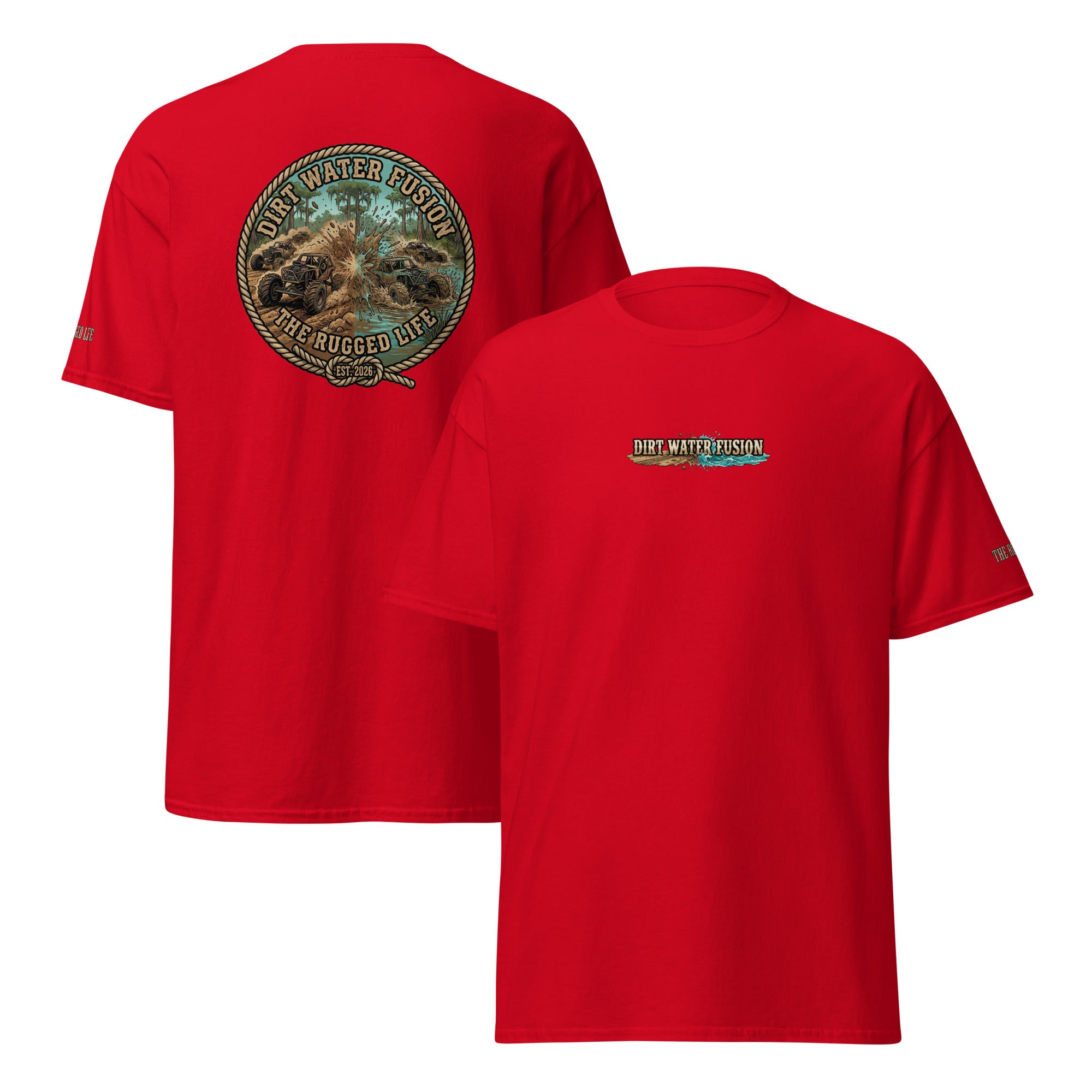 Swamp Buggy Short Sleeve Tee - Off-Road Adventure Shirt | Dirt Water Fusion image

