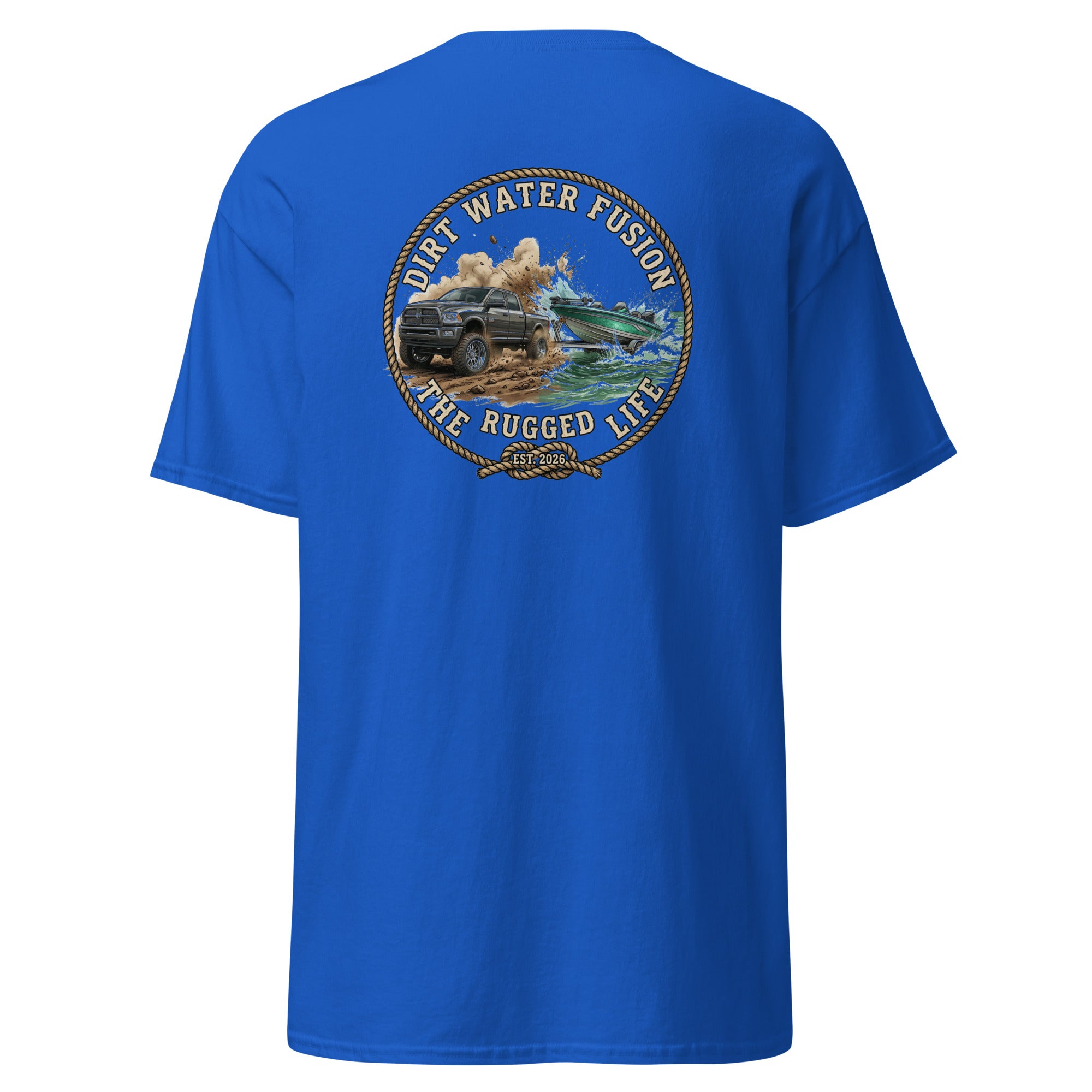 Dodge Truck Pull Classic Tee - Truck & Boat Enthusiasts Shirt | Dirt Water Fusion image

