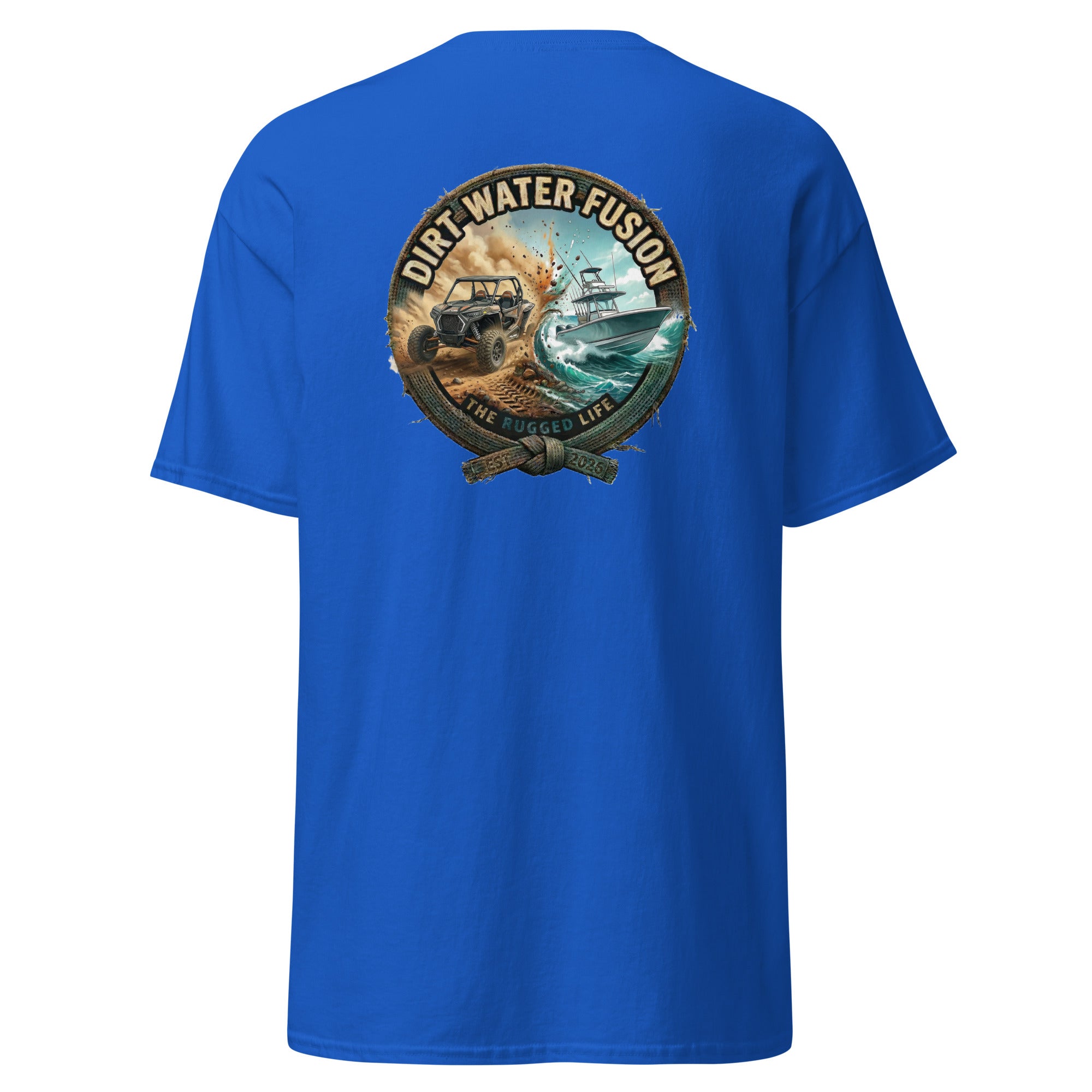 Side By Side & Boat Classic Tee - Off-Road Water Sports Shirt | Dirt Water Fusion image
