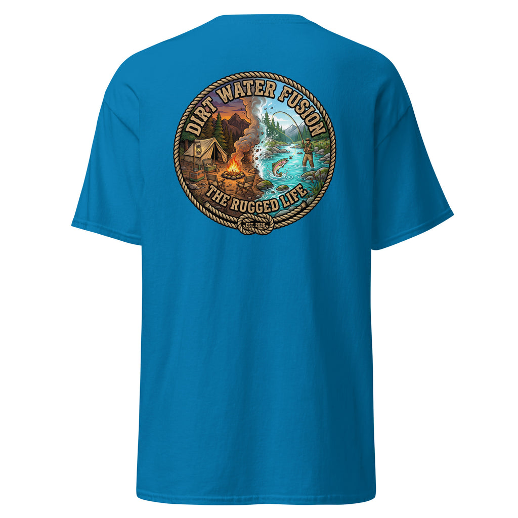 Camping & Fly Fishing Classic Tee - Outdoor Adventure Shirt | Dirt Water Fusion image
