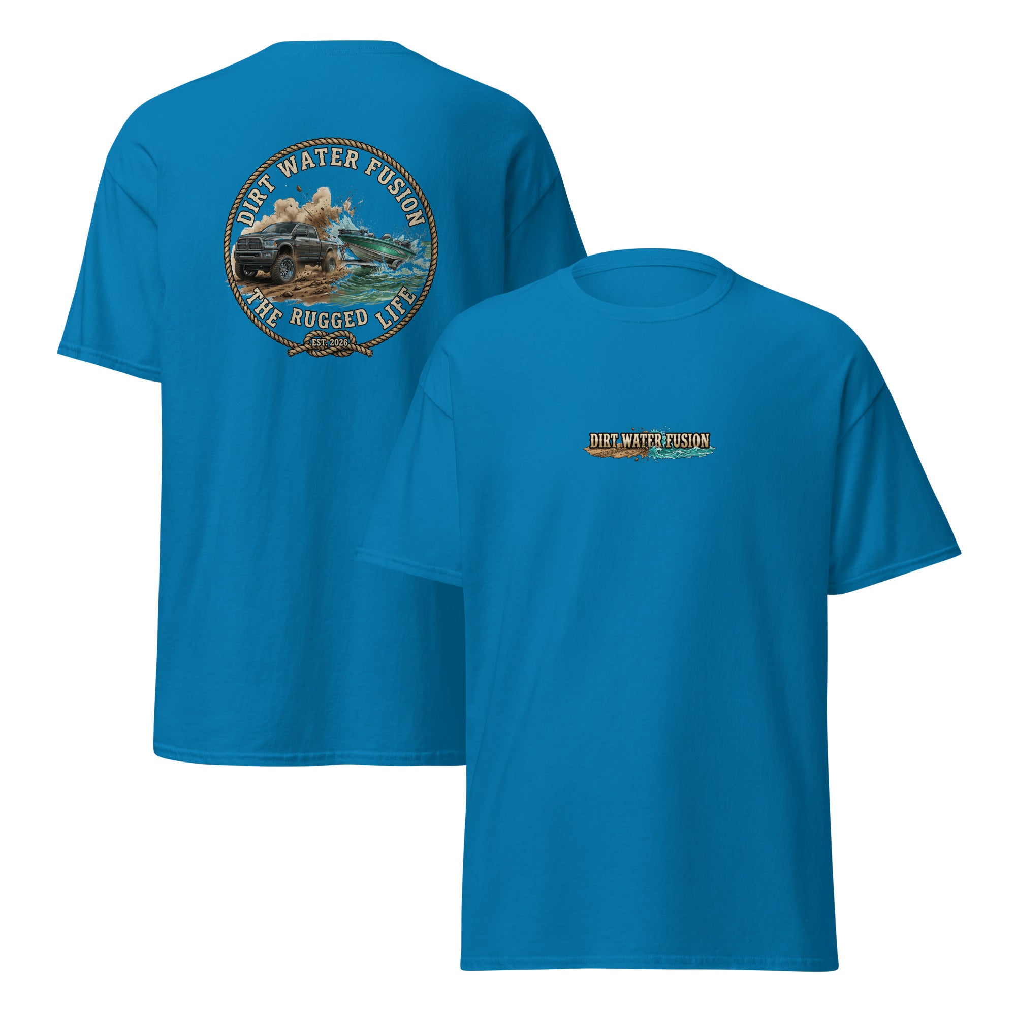 Dodge Truck Pull Classic Tee - Truck & Boat Enthusiasts Shirt | Dirt Water Fusion image
