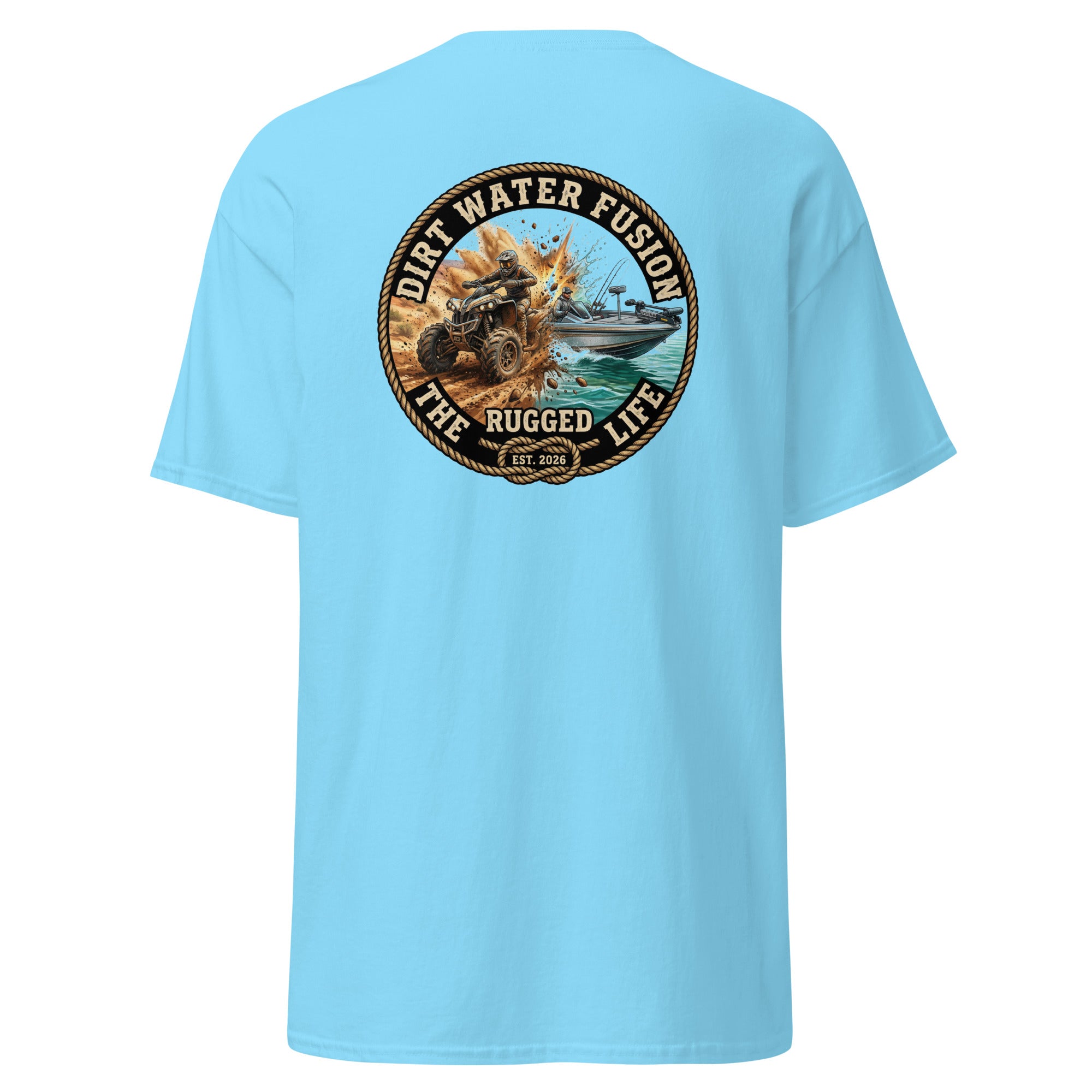 ATV & Bass Boat Classic Tee - Outdoor Adventure Shirt | Dirt Water Fusion image
