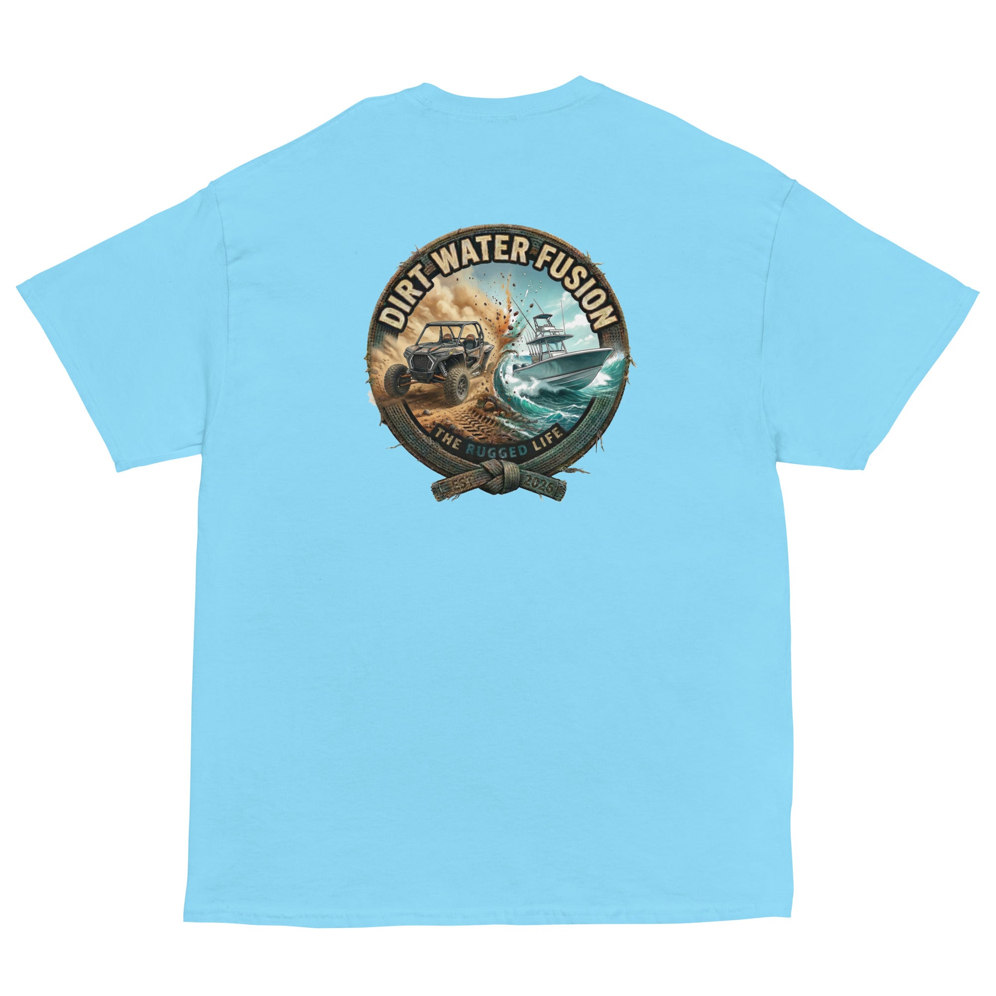 Side By Side & Boat Classic Tee - Off-Road Water Sports Shirt | Dirt Water Fusion image
