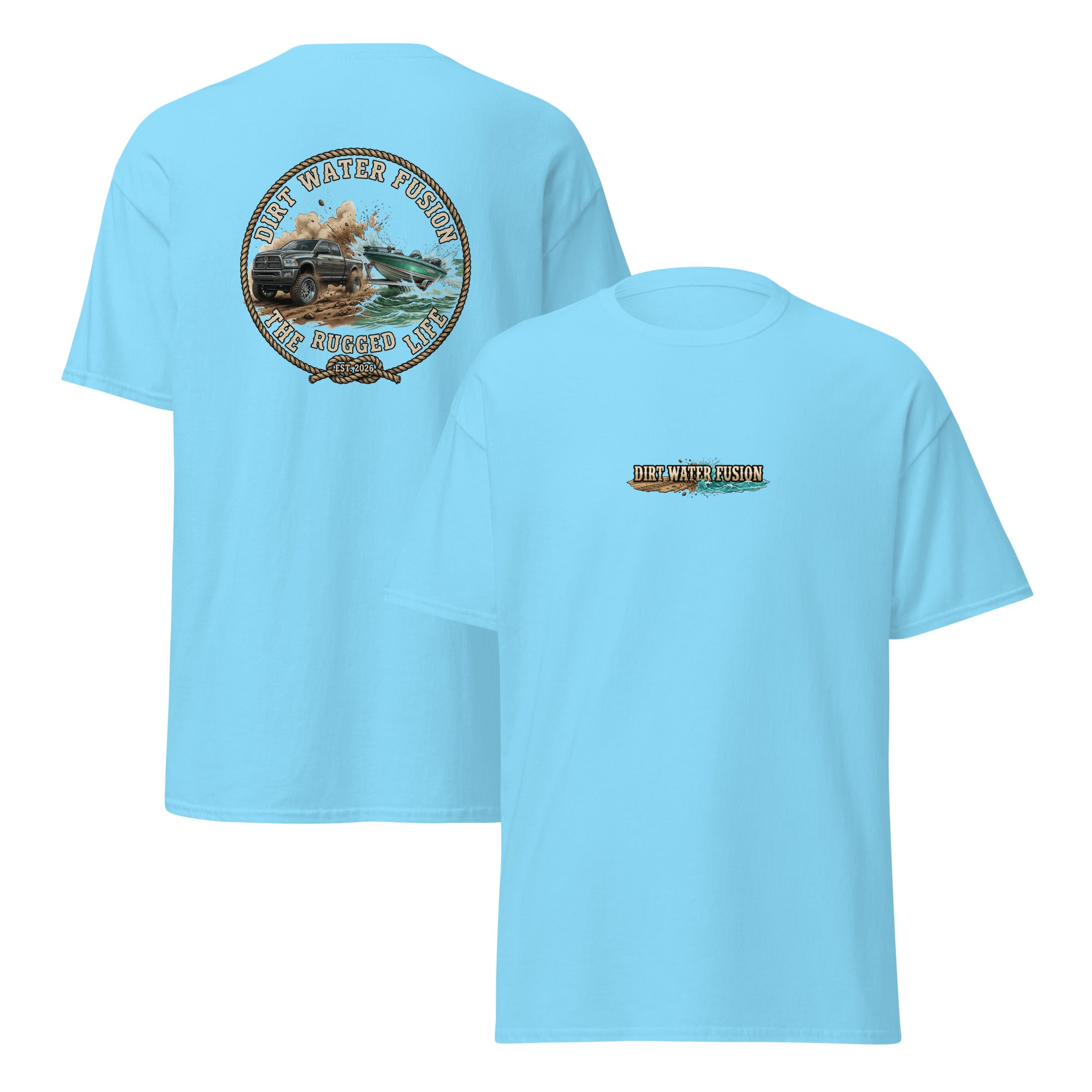 Dodge Truck Pull Classic Tee - Truck & Boat Enthusiasts Shirt | Dirt Water Fusion image
