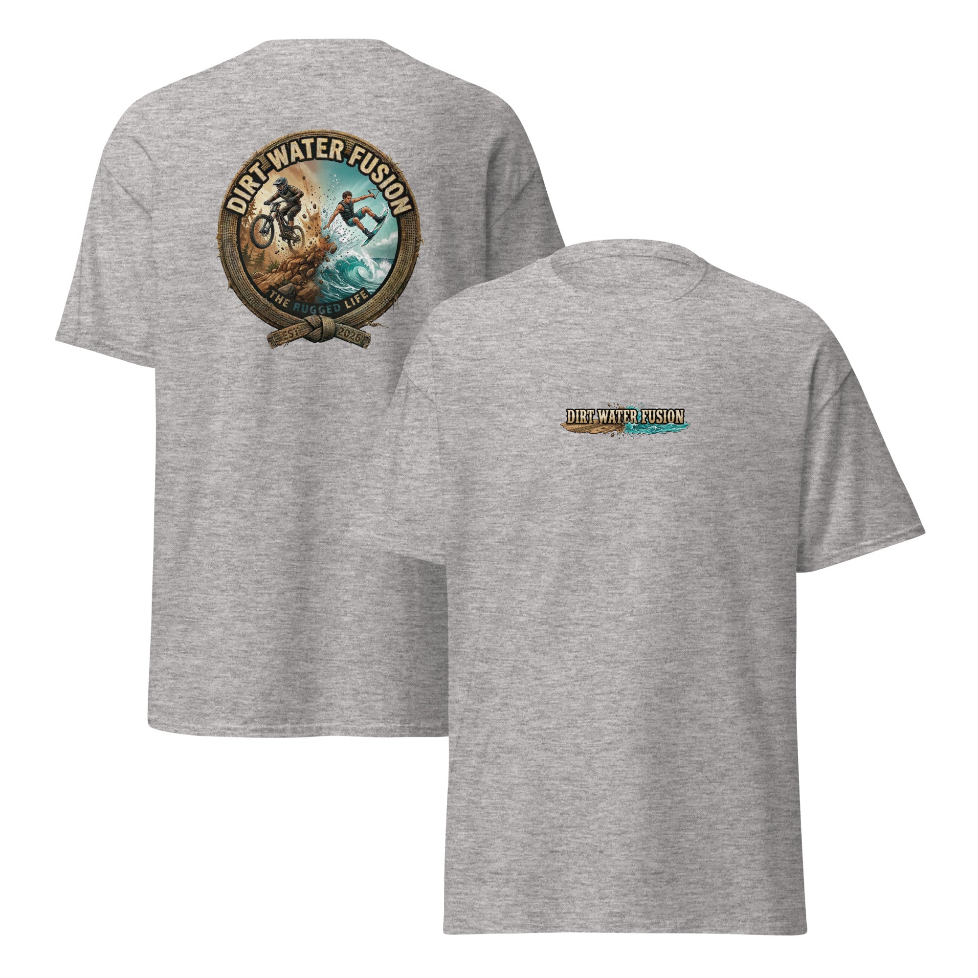 Mountain Bike Long Sleeve Tee - Outdoor Adventure | Dirt Water Fusion image
