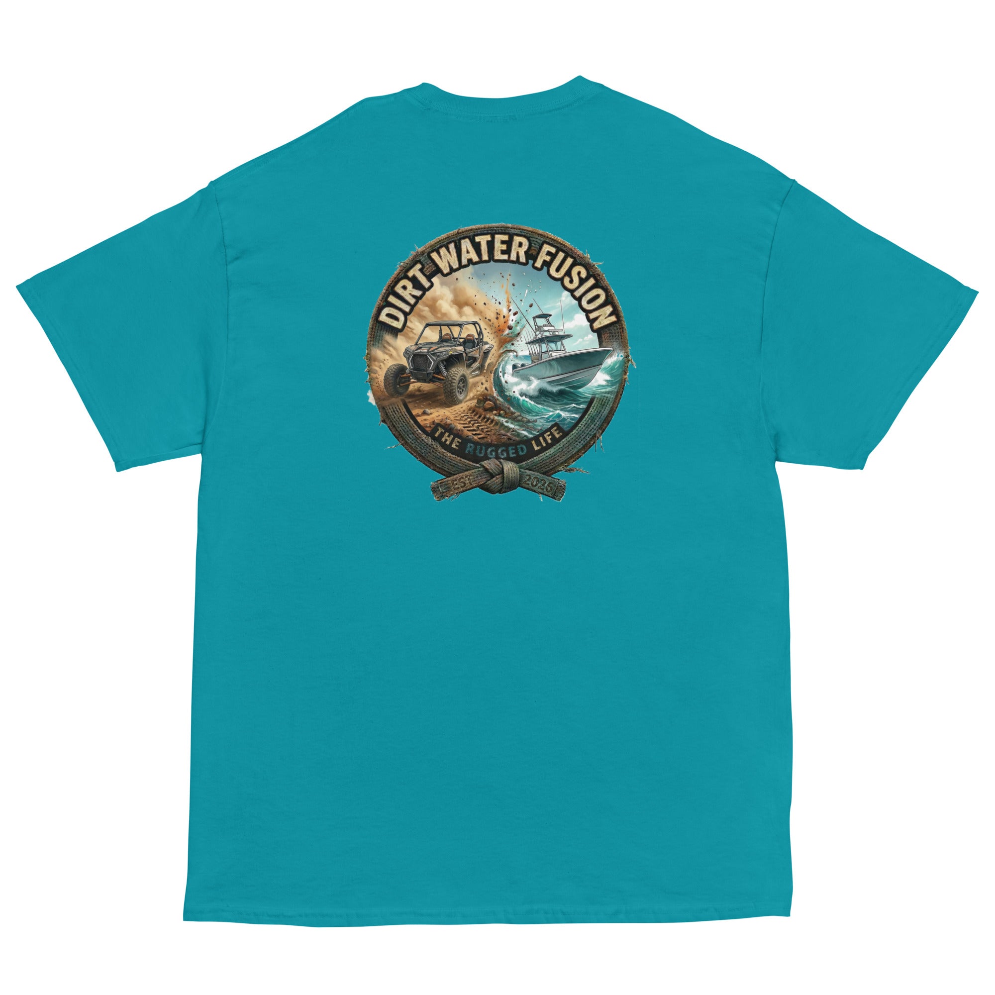 Side By Side & Boat Classic Tee - Off-Road Water Sports Shirt | Dirt Water Fusion image
