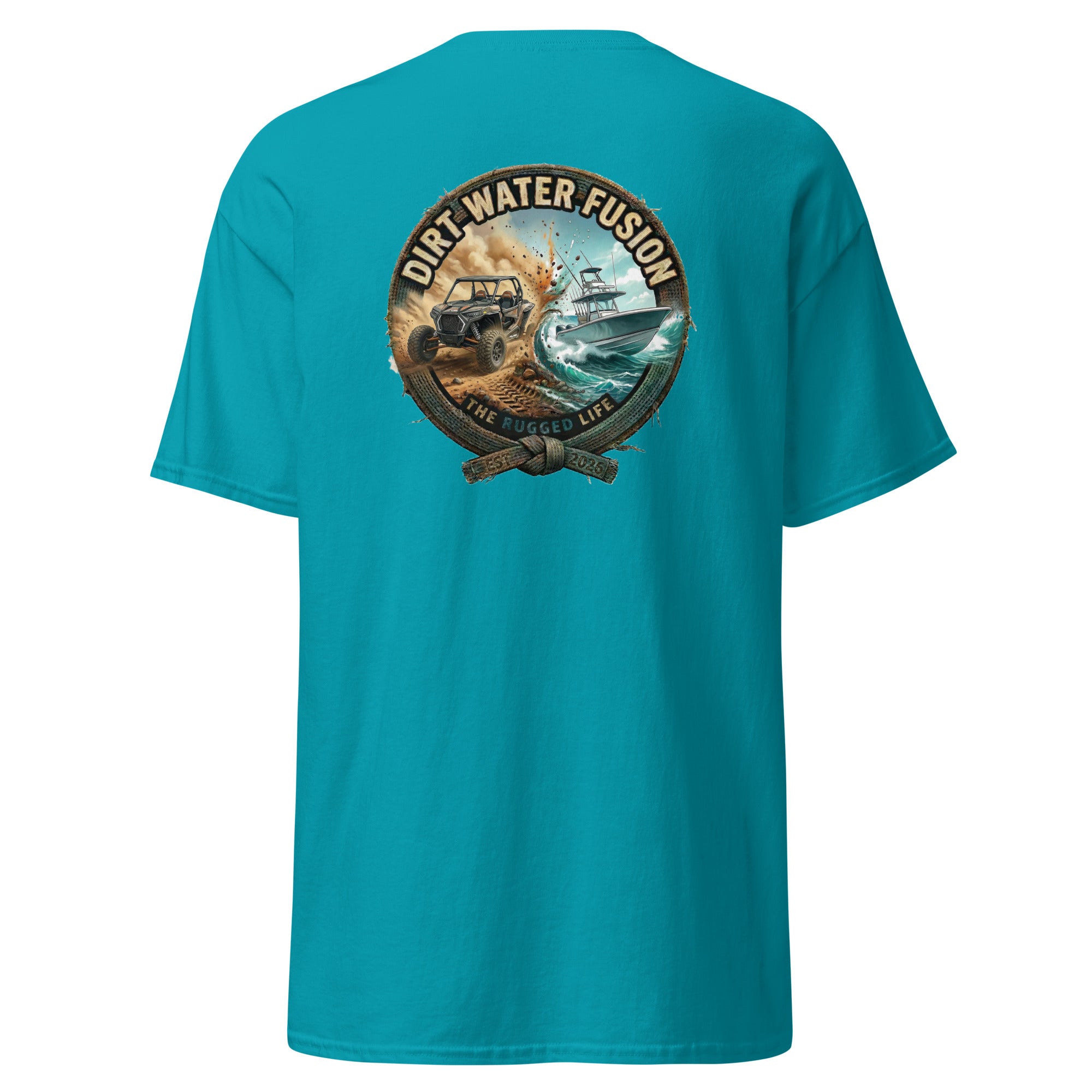Side By Side & Boat Classic Tee - Off-Road Water Sports Shirt | Dirt Water Fusion image
