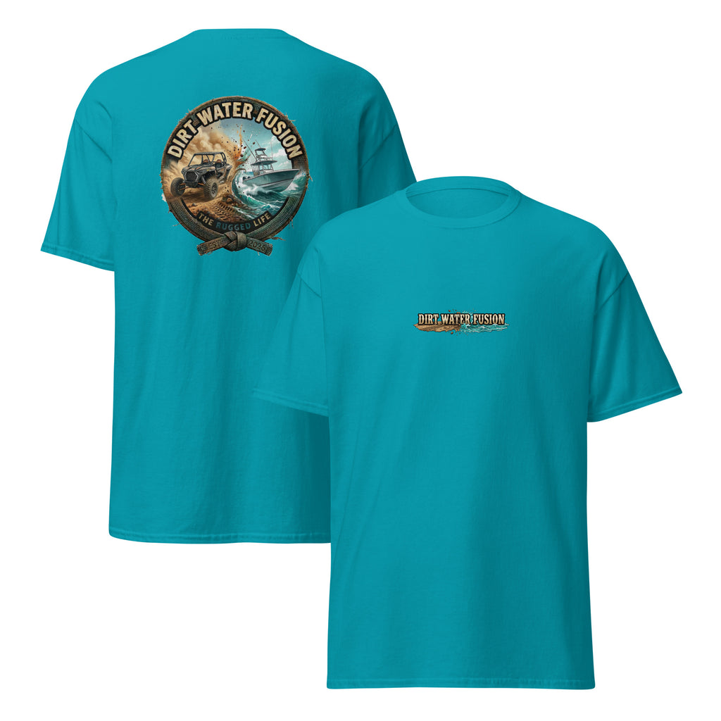 Side By Side & Boat Classic Tee - Off-Road Water Sports Shirt | Dirt Water Fusion image
