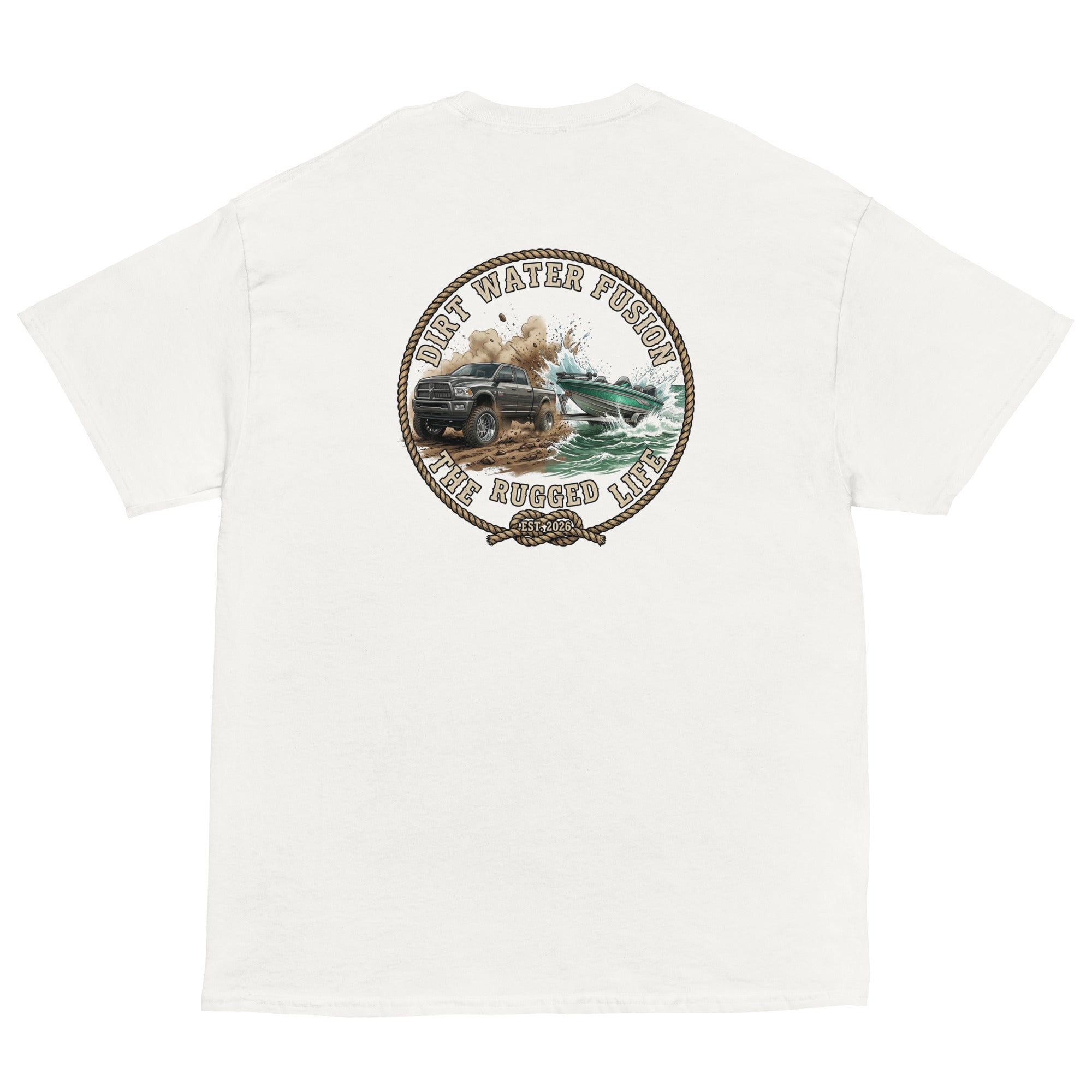 Dodge Truck Pull Classic Tee - Truck & Boat Enthusiasts Shirt | Dirt Water Fusion image
