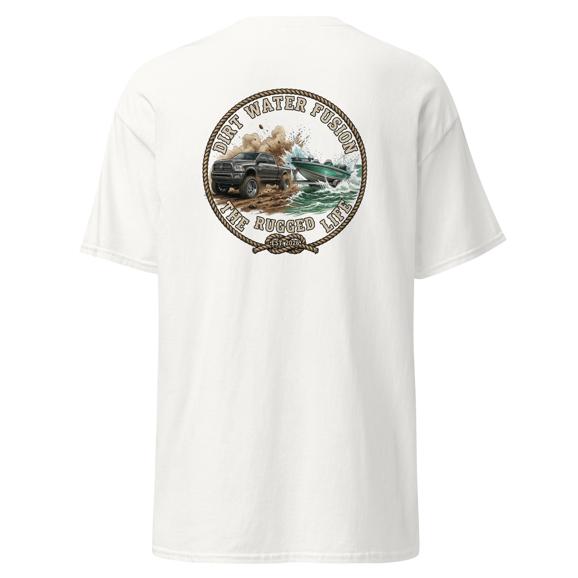 Dodge Truck Pull Classic Tee - Truck & Boat Enthusiasts Shirt | Dirt Water Fusion image
