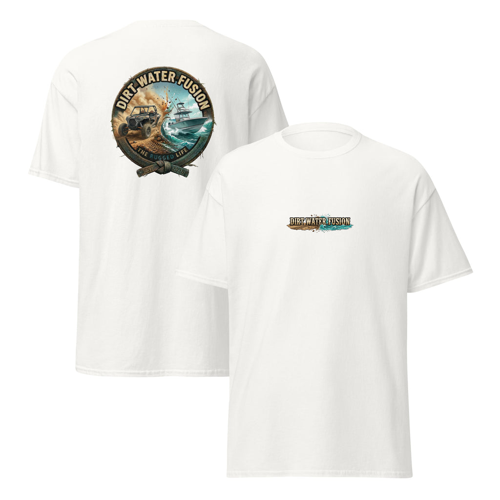 Side By Side & Boat Classic Tee - Off-Road Water Sports Shirt | Dirt Water Fusion image
