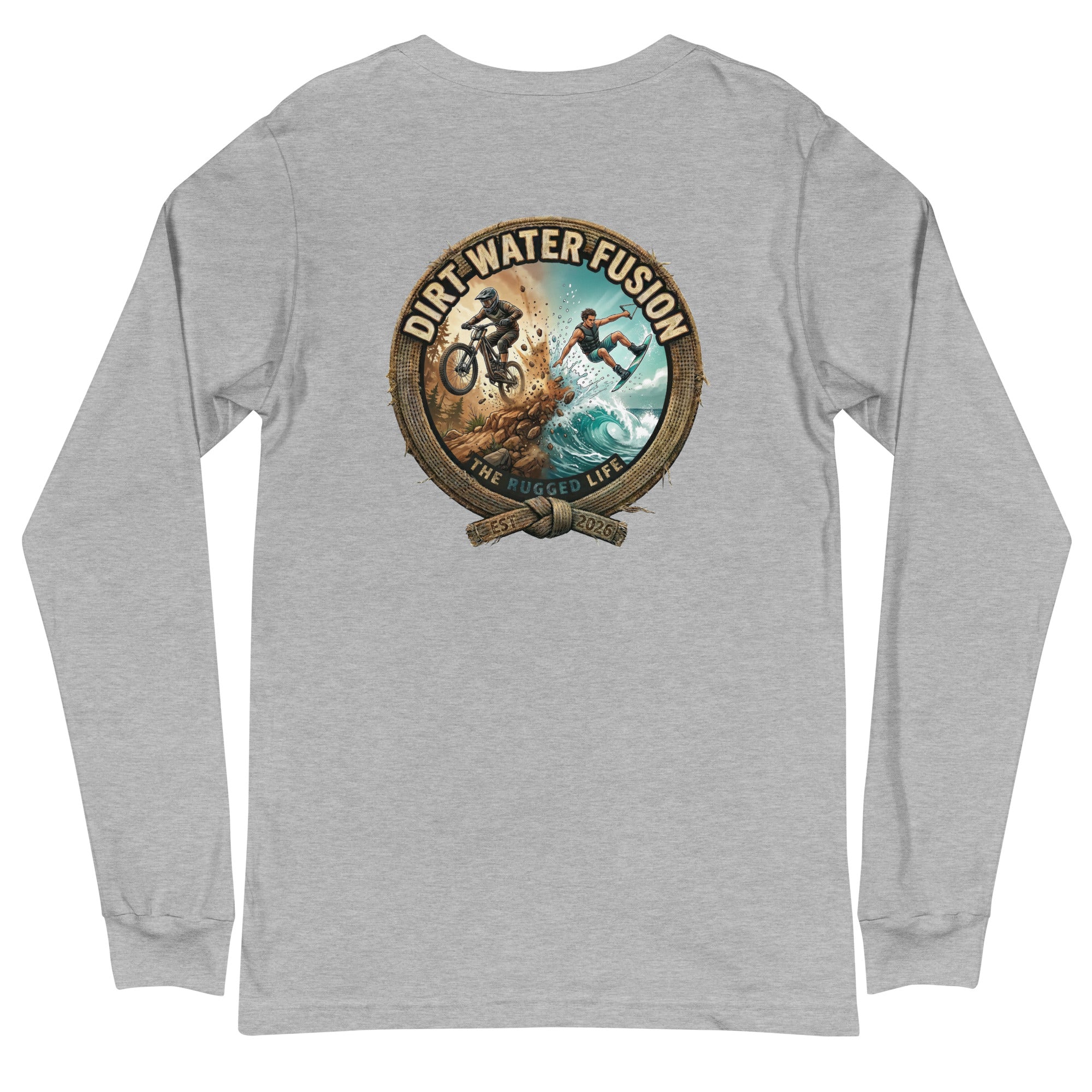 Mountain Bike Long Sleeve Tee - Outdoor Adventure Shirt | Dirt Water Fusion image
