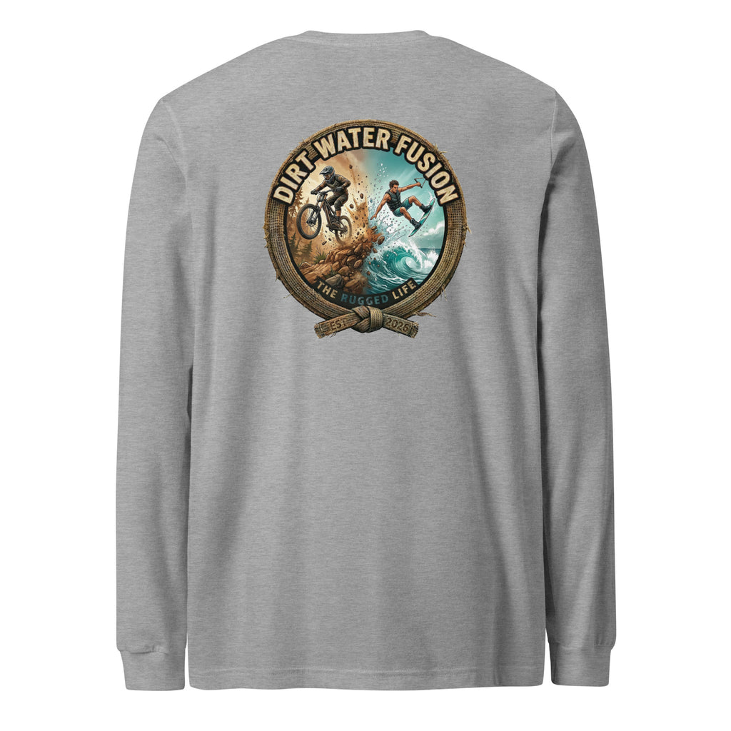 Mountain Bike Long Sleeve Tee - Outdoor Adventure Shirt | Dirt Water Fusion image
