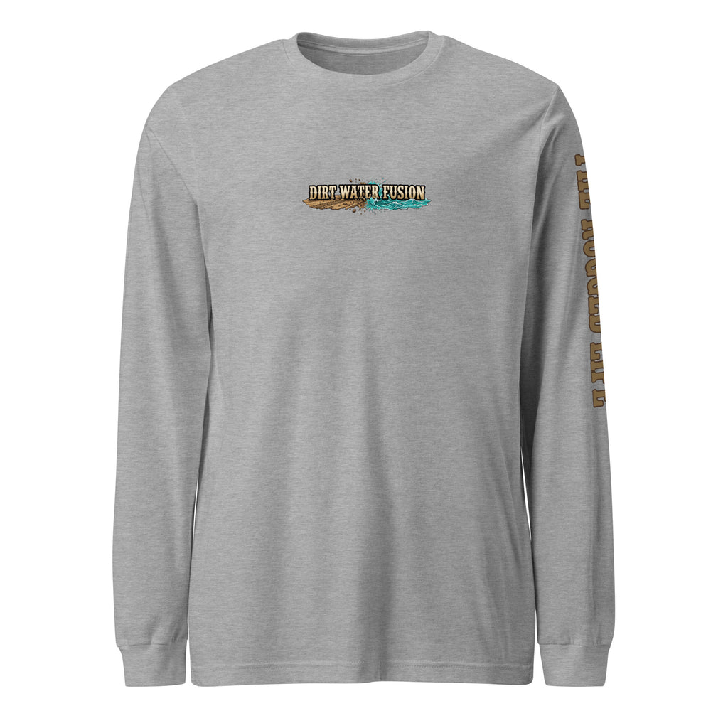 ATV Boating Fishing Mahi  Long Sleeve Tee - Dirt Water Fusion Relaxed Vibe image