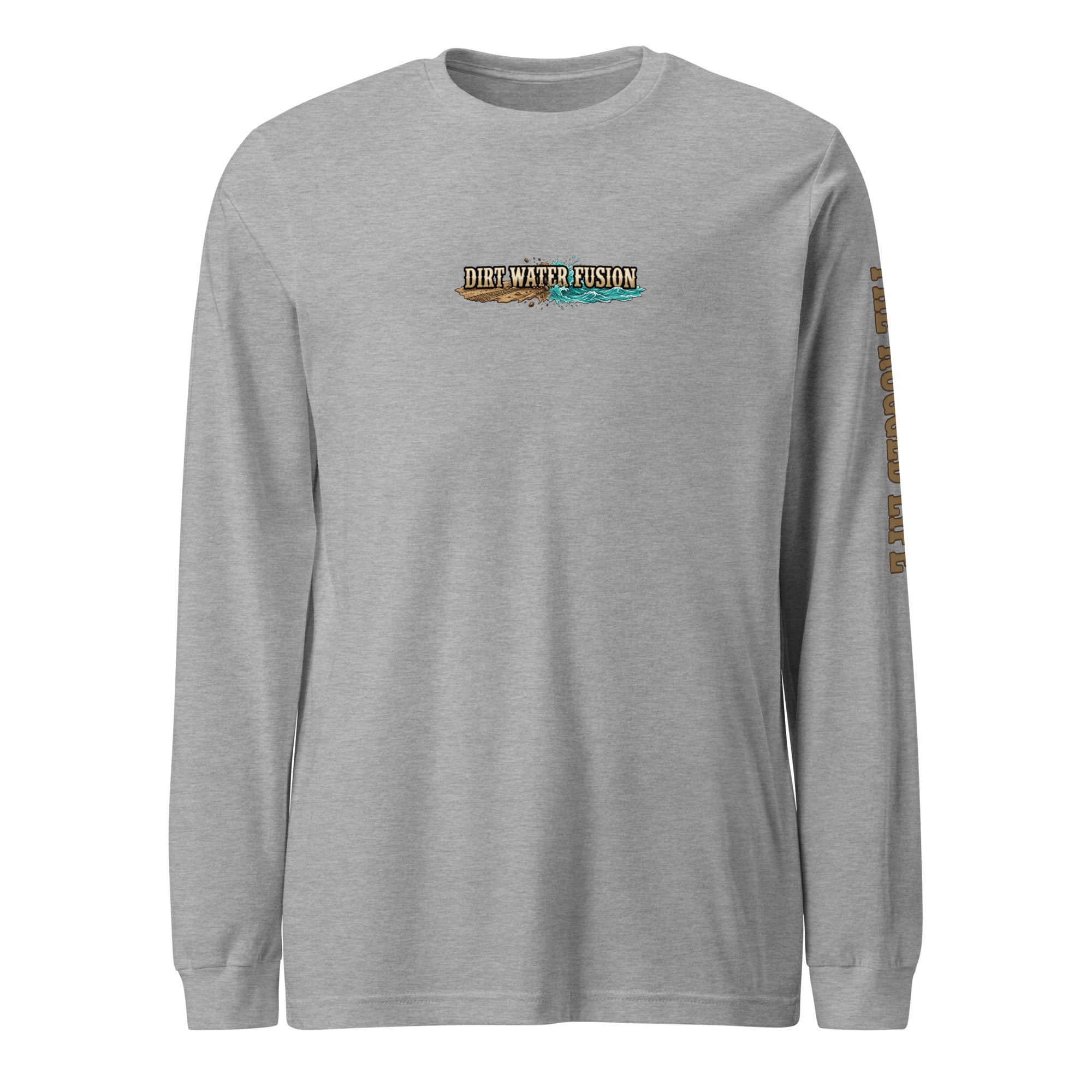 Camping & Fly Fishing Long Sleeve Tee - Outdoor Adventure Shirt | Dirt Water Fusion image
