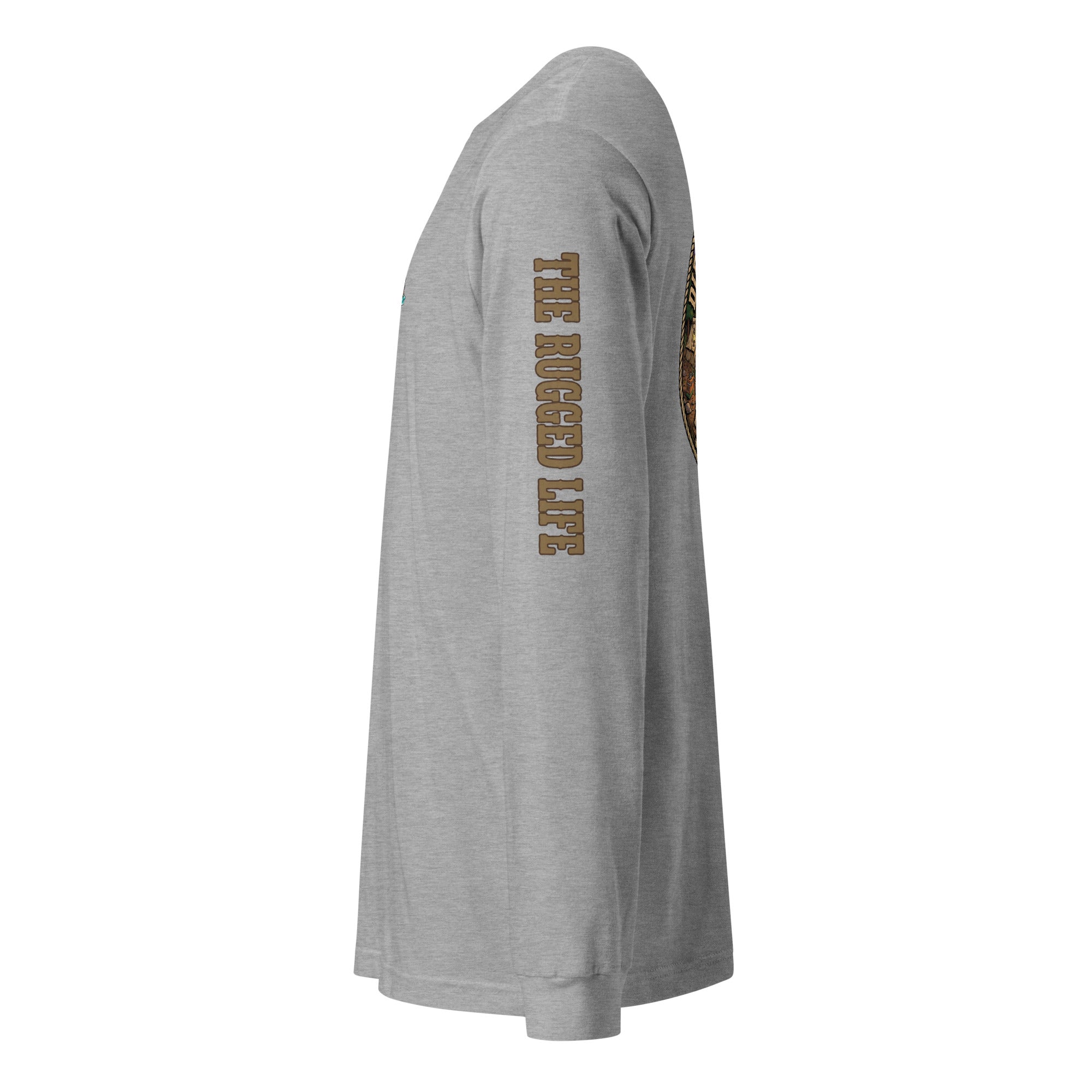 Camping & Fly Fishing Long Sleeve Tee - Outdoor Adventure Shirt | Dirt Water Fusion image
