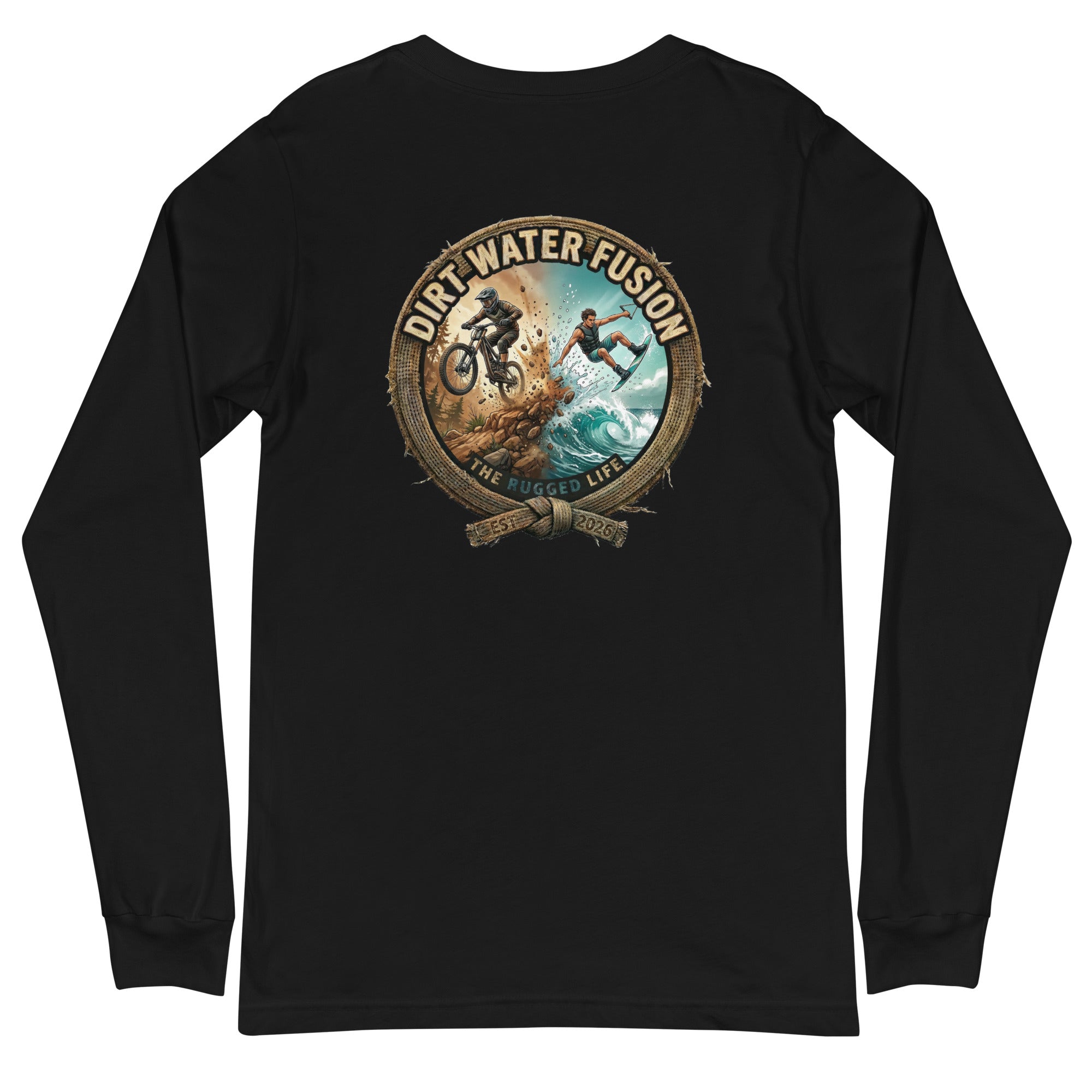 Mountain Bike Long Sleeve Tee - Outdoor Adventure Shirt | Dirt Water Fusion image
