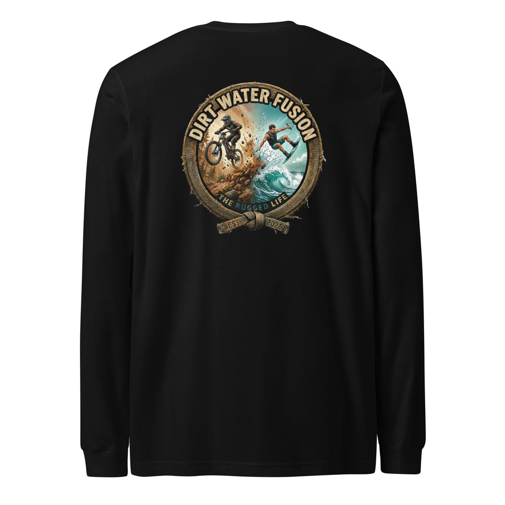Mountain Bike Long Sleeve Tee - Outdoor Adventure Shirt | Dirt Water Fusion image
